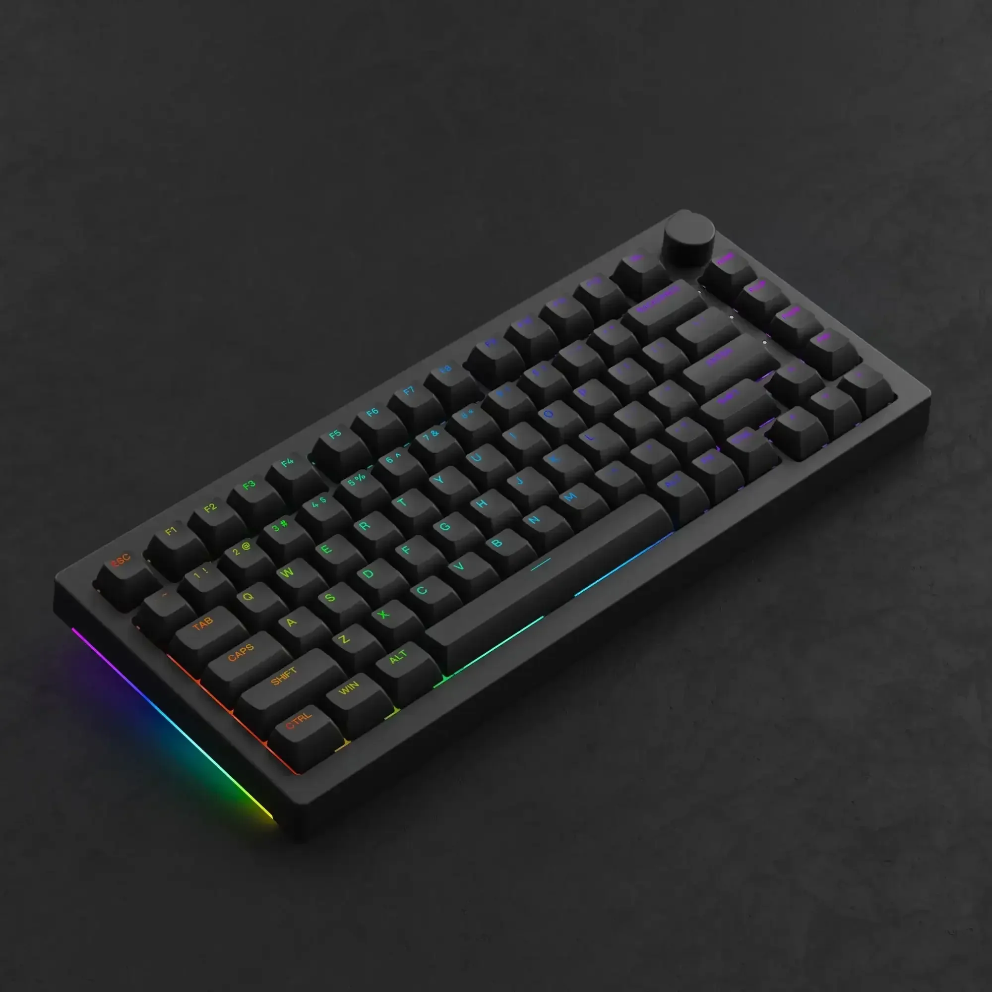 Akko - 5075B Plus Shine-Through Black Wireless Mechanical Keyboard - Image 5
