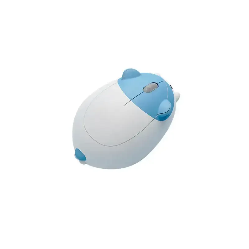 Akko - Blue and White Cat Mouse - Myszka Bezprzewodowa - Image 2