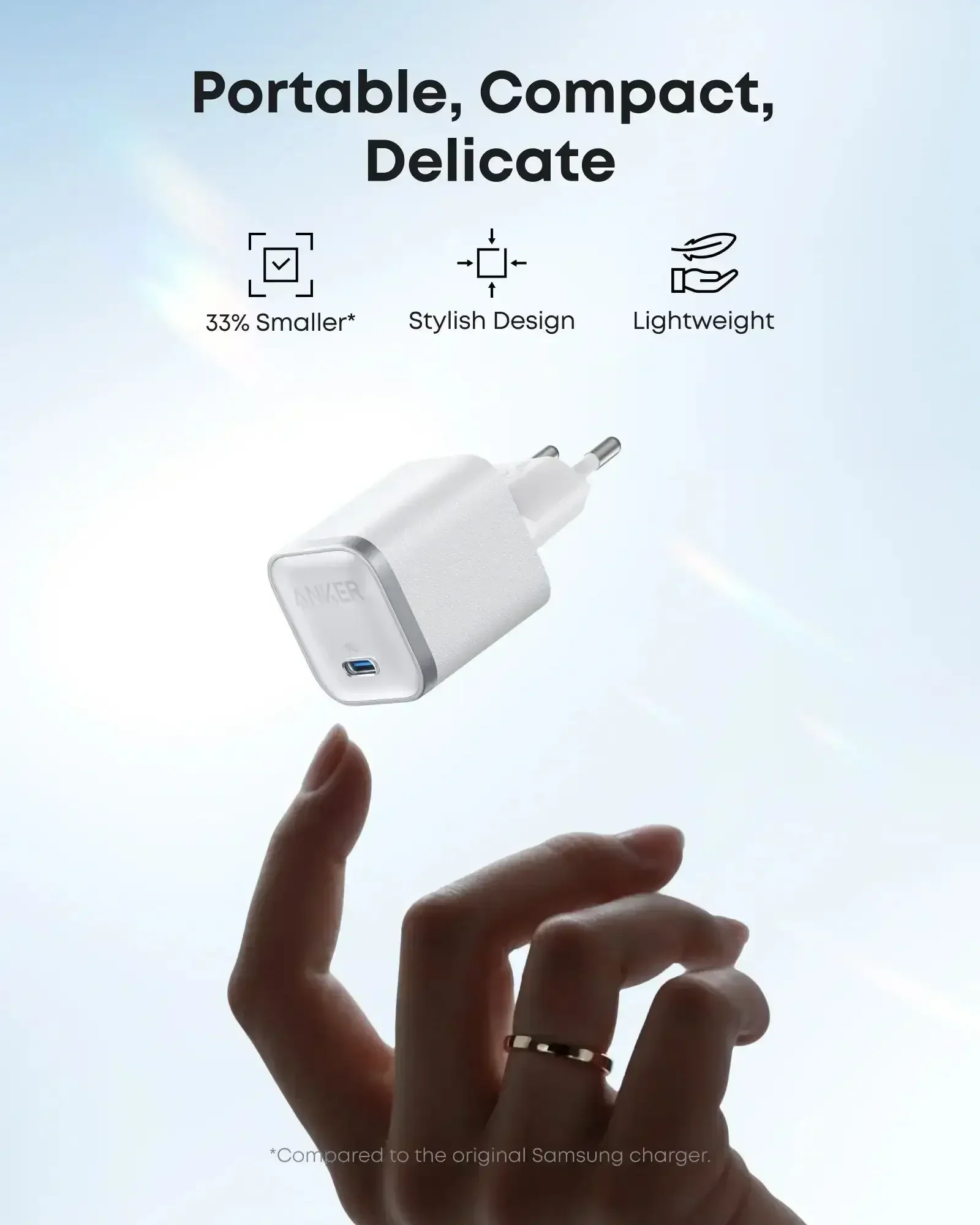 Anker - Nano Charger (45W) with USB-C to USB-C Cable - Image 5