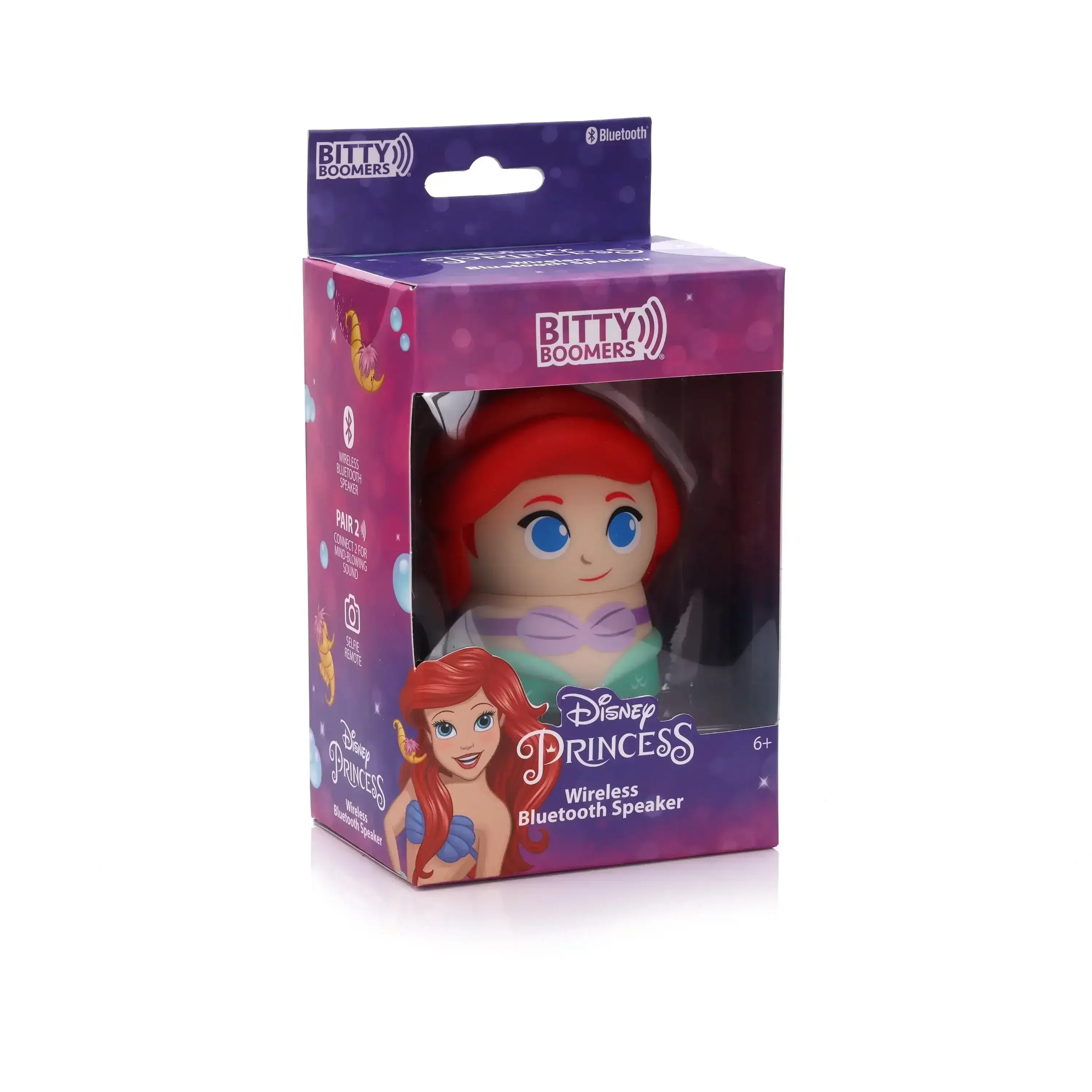 Bitty Boomers - Little Mermaid Ariel Disney Bluetooth Speaker - Bezprzewodowy Głośnik - Image 4