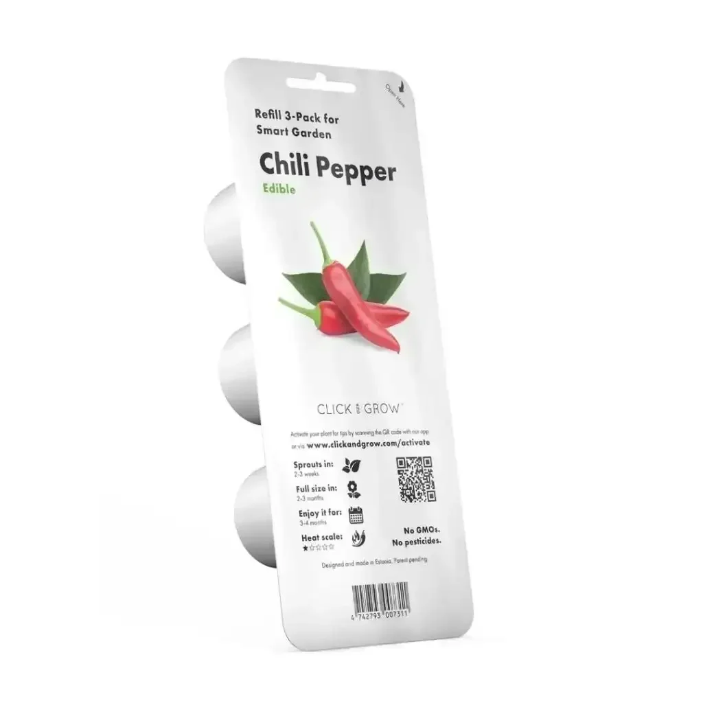Click & Grow - Smart Garden Refill Chili Pepper - Starter do Uprawy z Nasionami - Papryczka Chili - Image 2