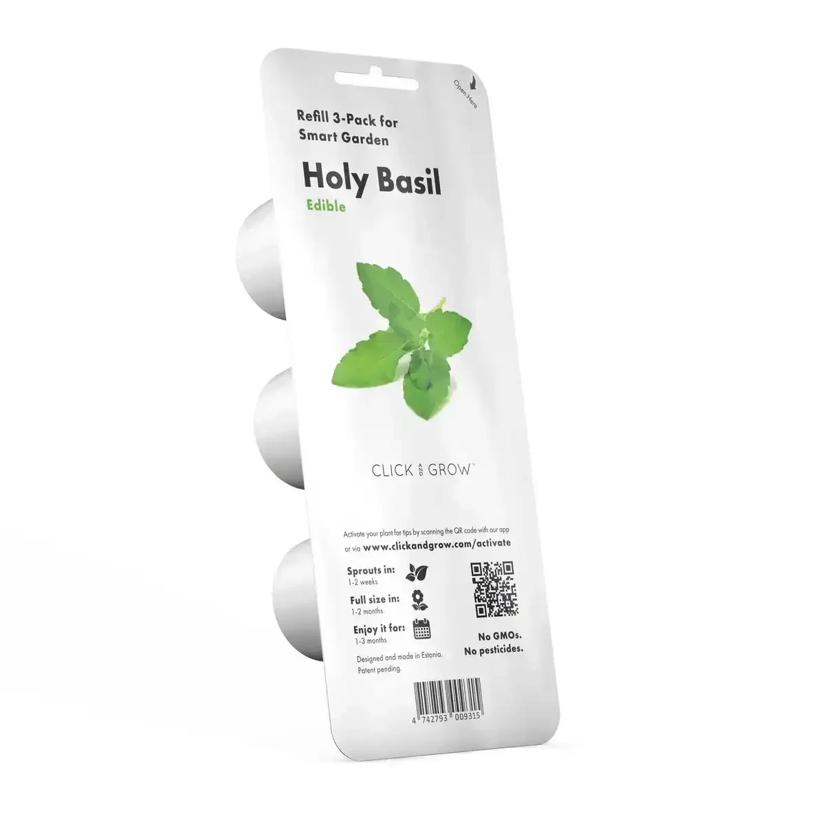 Click & Grow - Smart Garden Refill Holy Basil - Starter do Uprawy z Nasionami - Bazylia Azjatycka Tulsi - Image 2