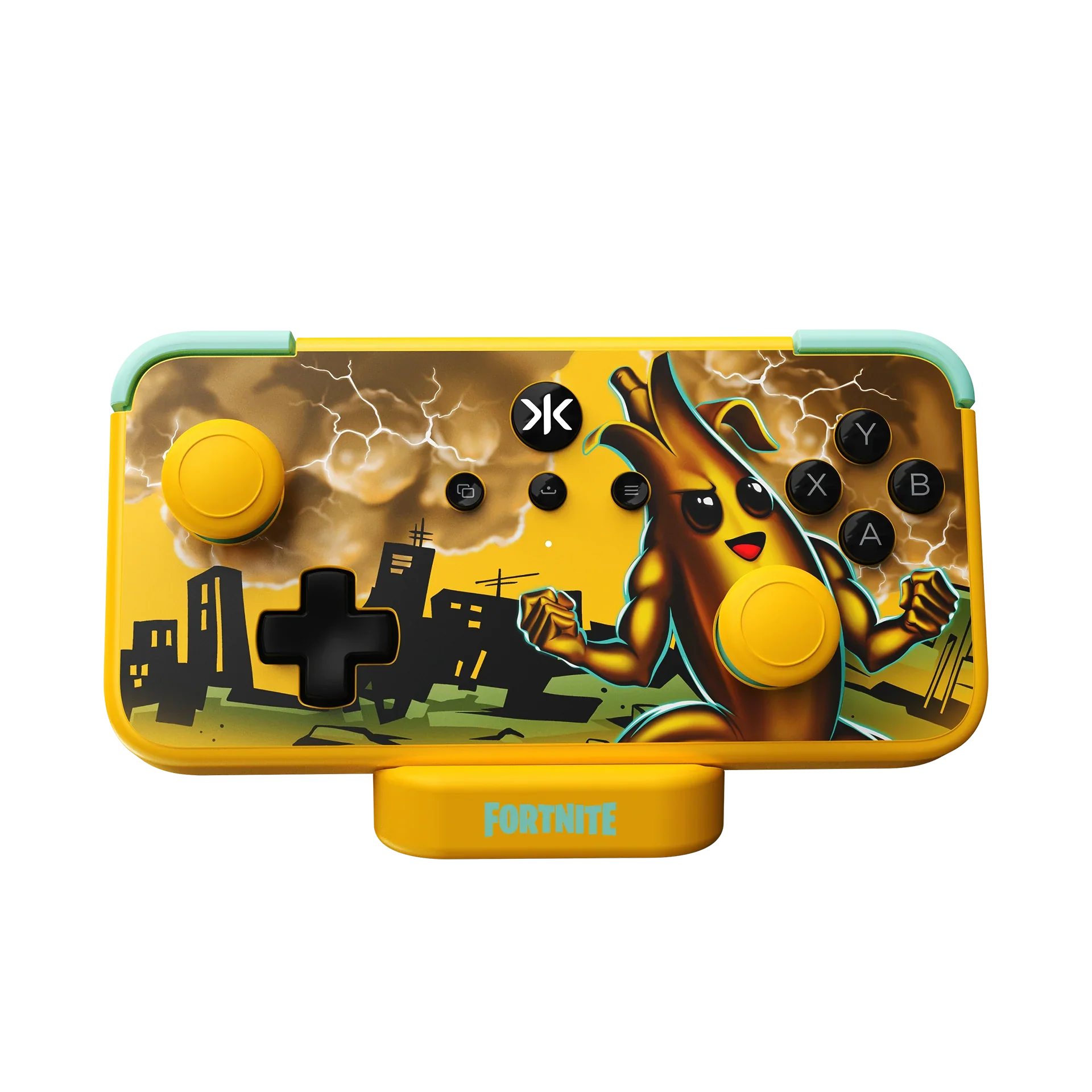 CRKD - NEO S Peely / Raven Fortnite Edition with Charging Dock - Kontroler Bezprzewodowy ze Stacją Ładującą