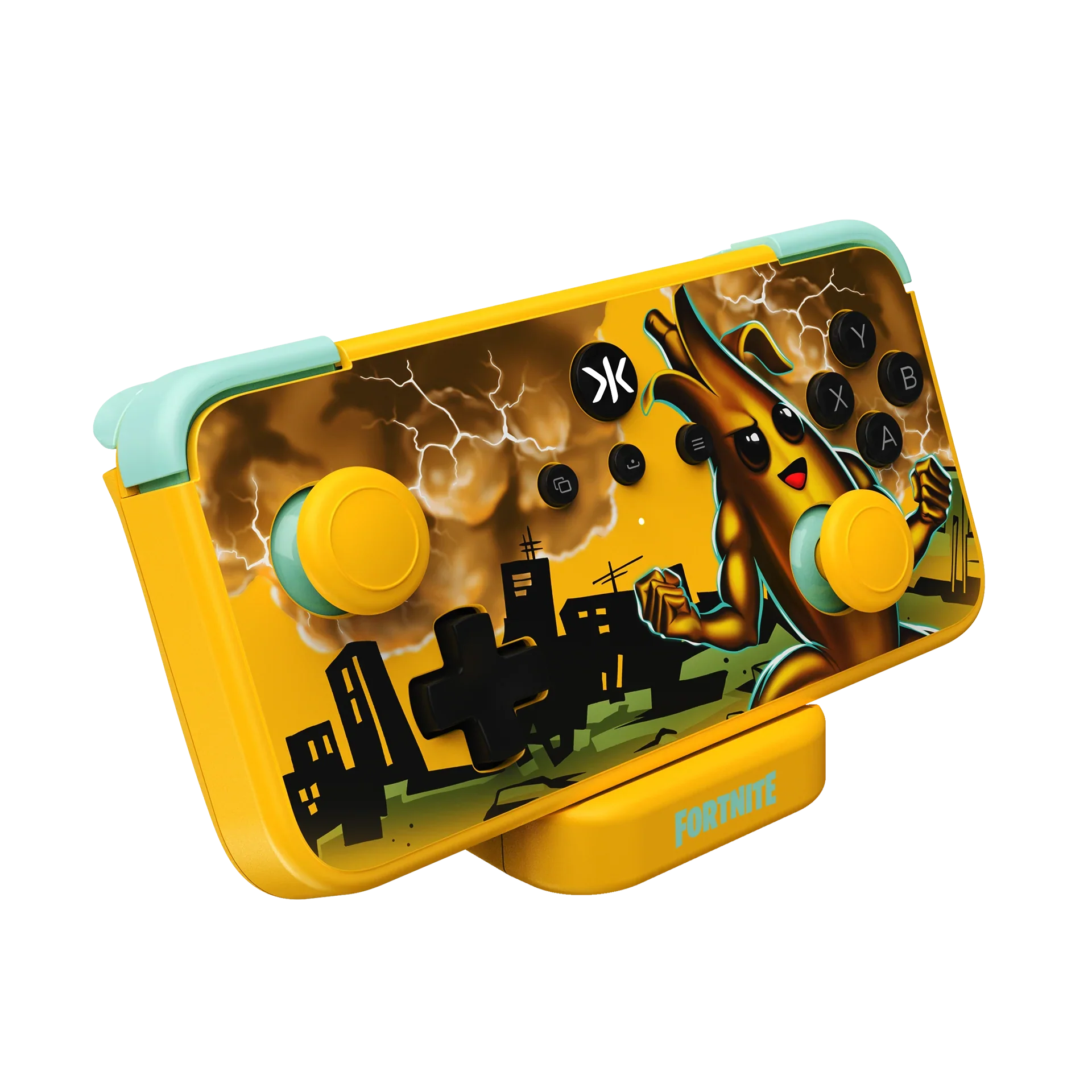CRKD - NEO S Peely / Raven Fortnite Edition with Charging Dock - Kontroler Bezprzewodowy ze Stacją Ładującą - Image 2