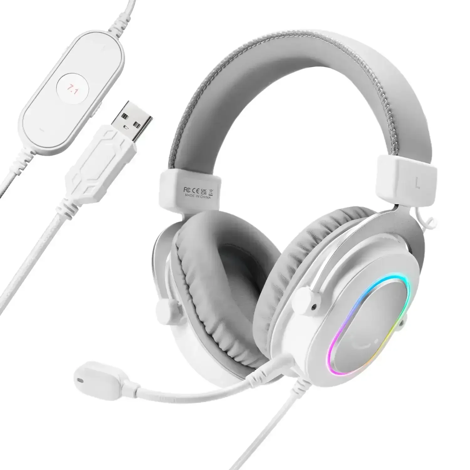 Fifine - AmpliGame - H6 Gaming Headset - Zestaw słuchawkowy USB dla Graczy - Image 4