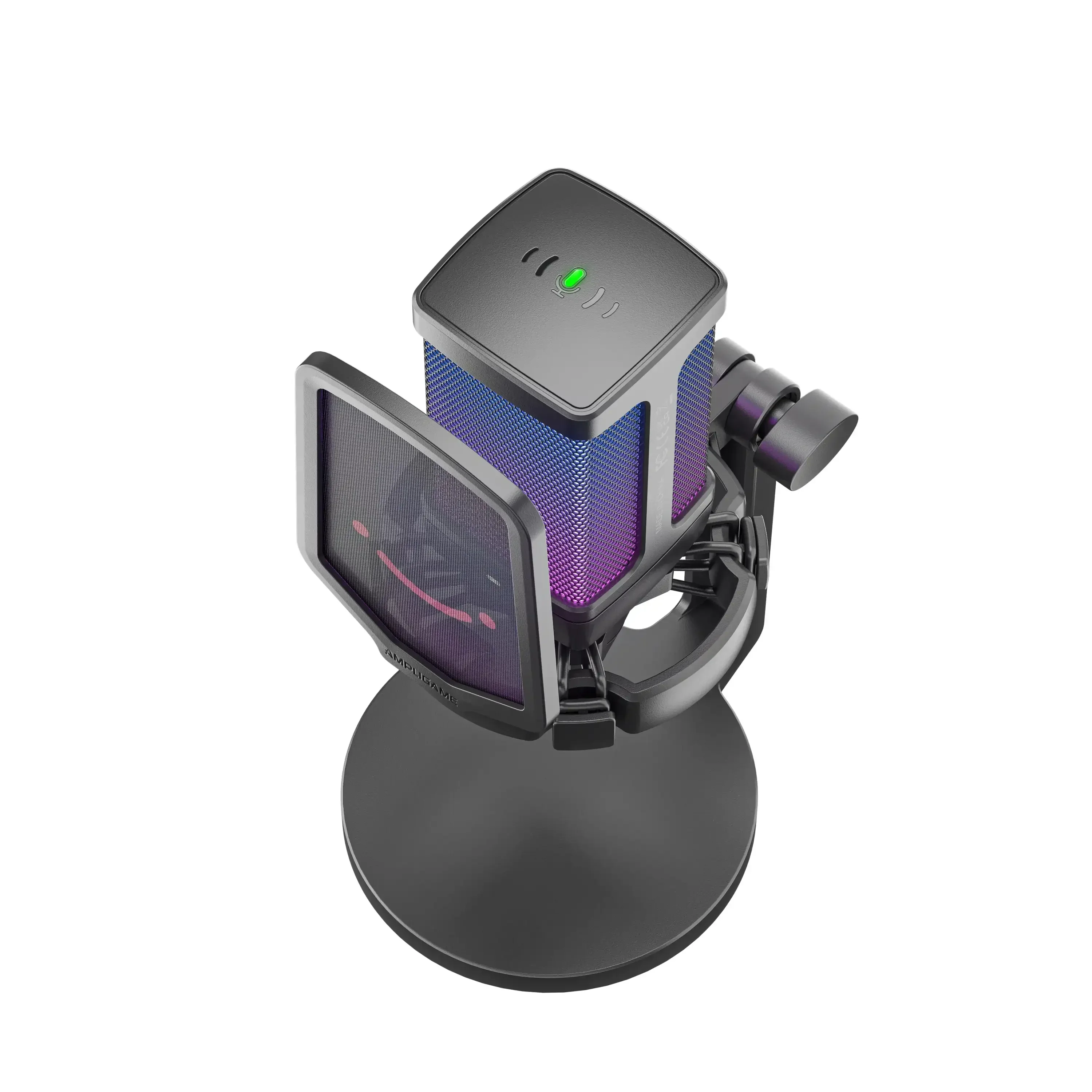 Fifine - AmpliGame - Q6 USB Condenser Microphone with RGB - Mikrofon Pojemnościowy Studyjny USB - Image 3
