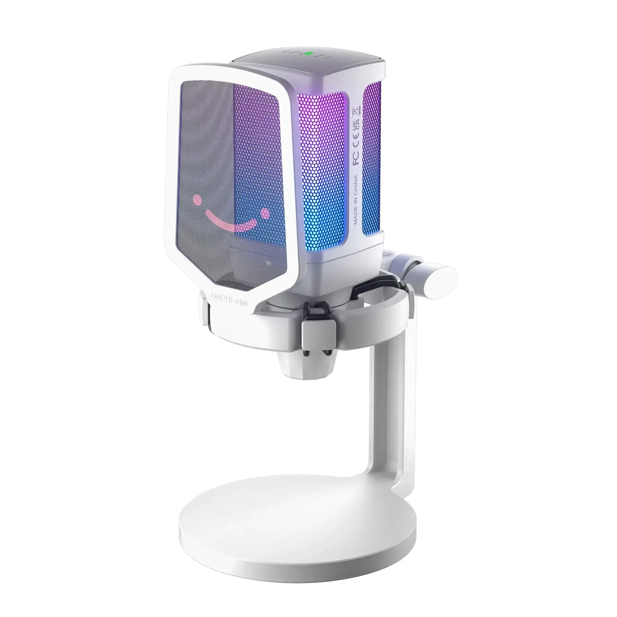 Fifine - AmpliGame - Q6 USB Condenser Microphone with RGB - Mikrofon Pojemnościowy Studyjny USB - Image 6