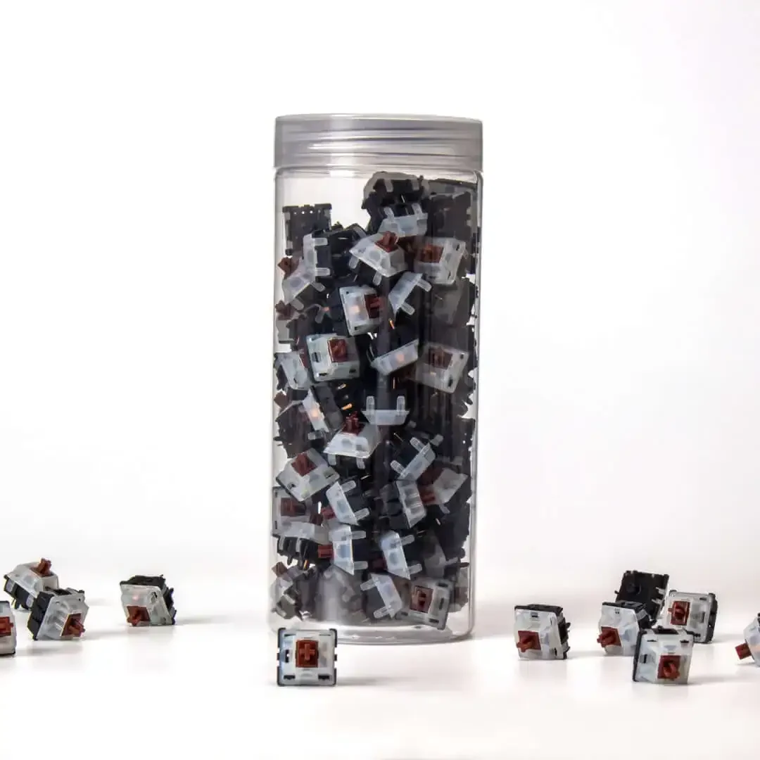 Gateron - KS-3X47 Milky Top Black Bottom Switch
