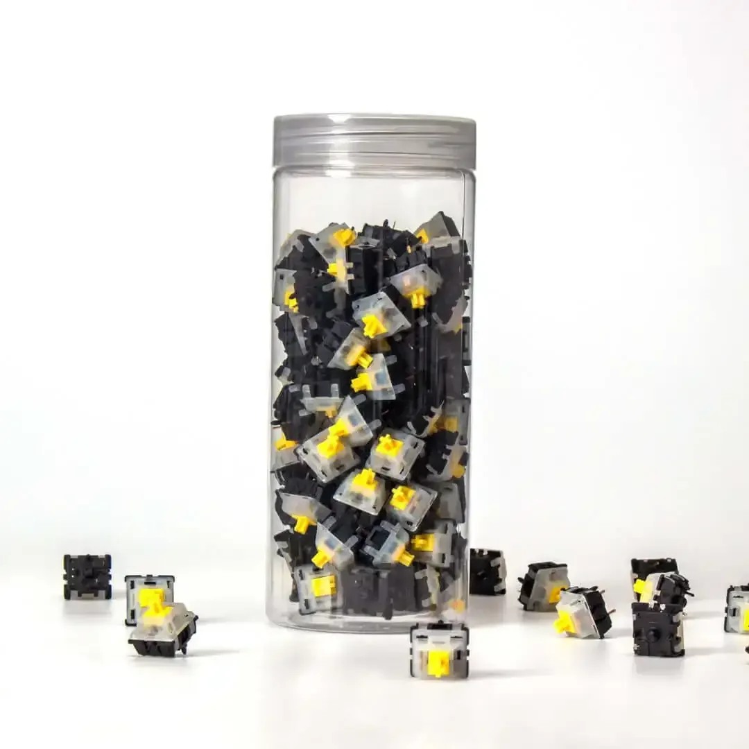 Gateron - KS-3X47 Milky Top Black Bottom Switch - Image 4