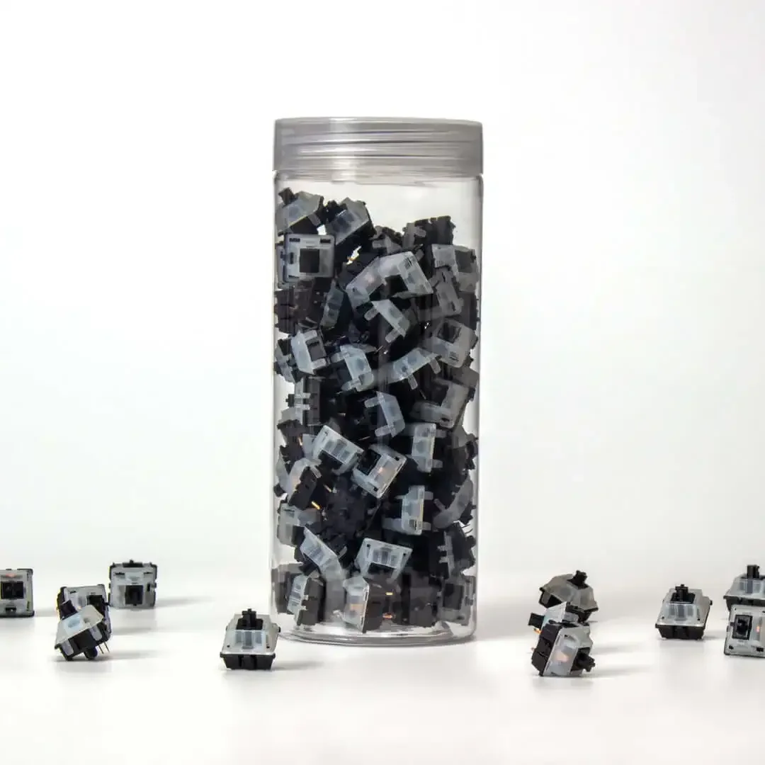 Gateron - KS-3X47 Milky Top Black Bottom Switch - Image 5