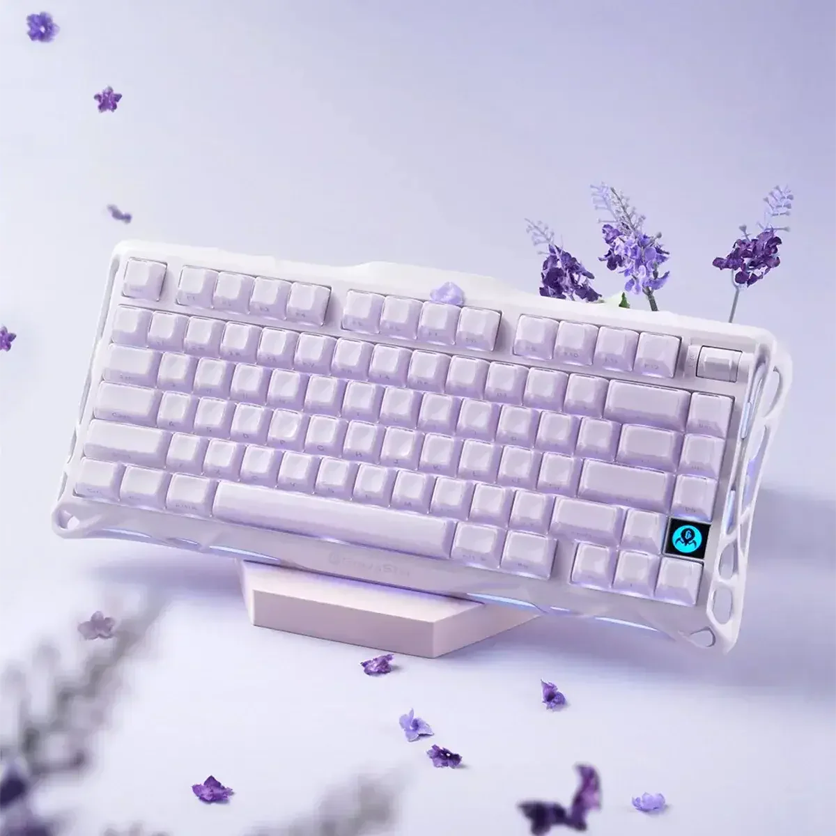 GravaStar - Mercury K1 Special Edition Lavender Purple Wireless Mechanical Keyboard - Bezprzewodowa Klawiatura Mechaniczna - Image 2