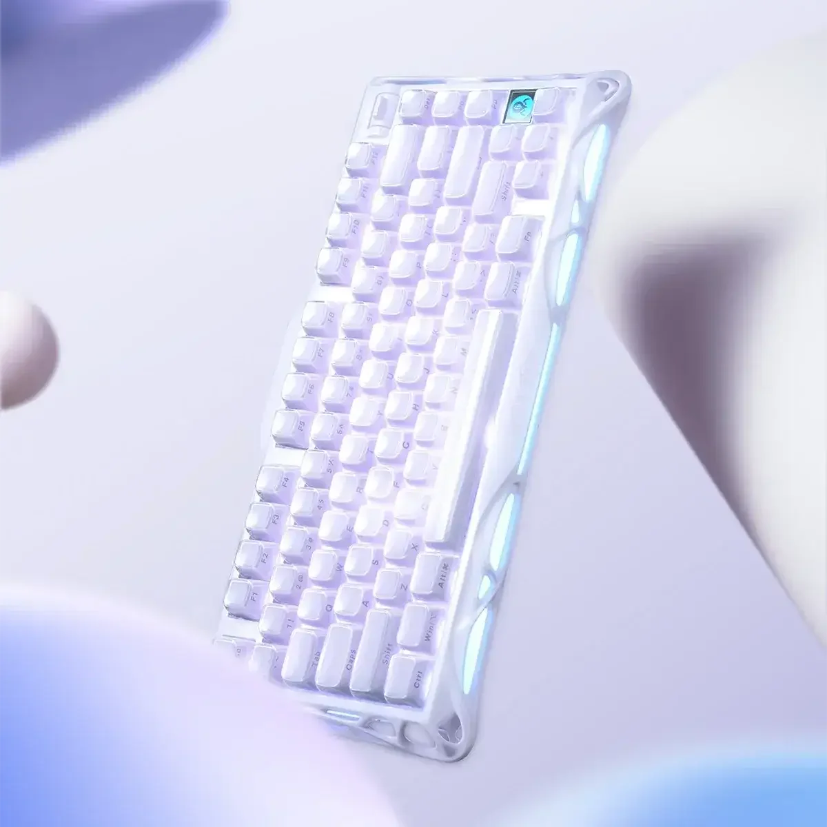 GravaStar - Mercury K1 Special Edition Lavender Purple Wireless Mechanical Keyboard - Bezprzewodowa Klawiatura Mechaniczna - Image 5