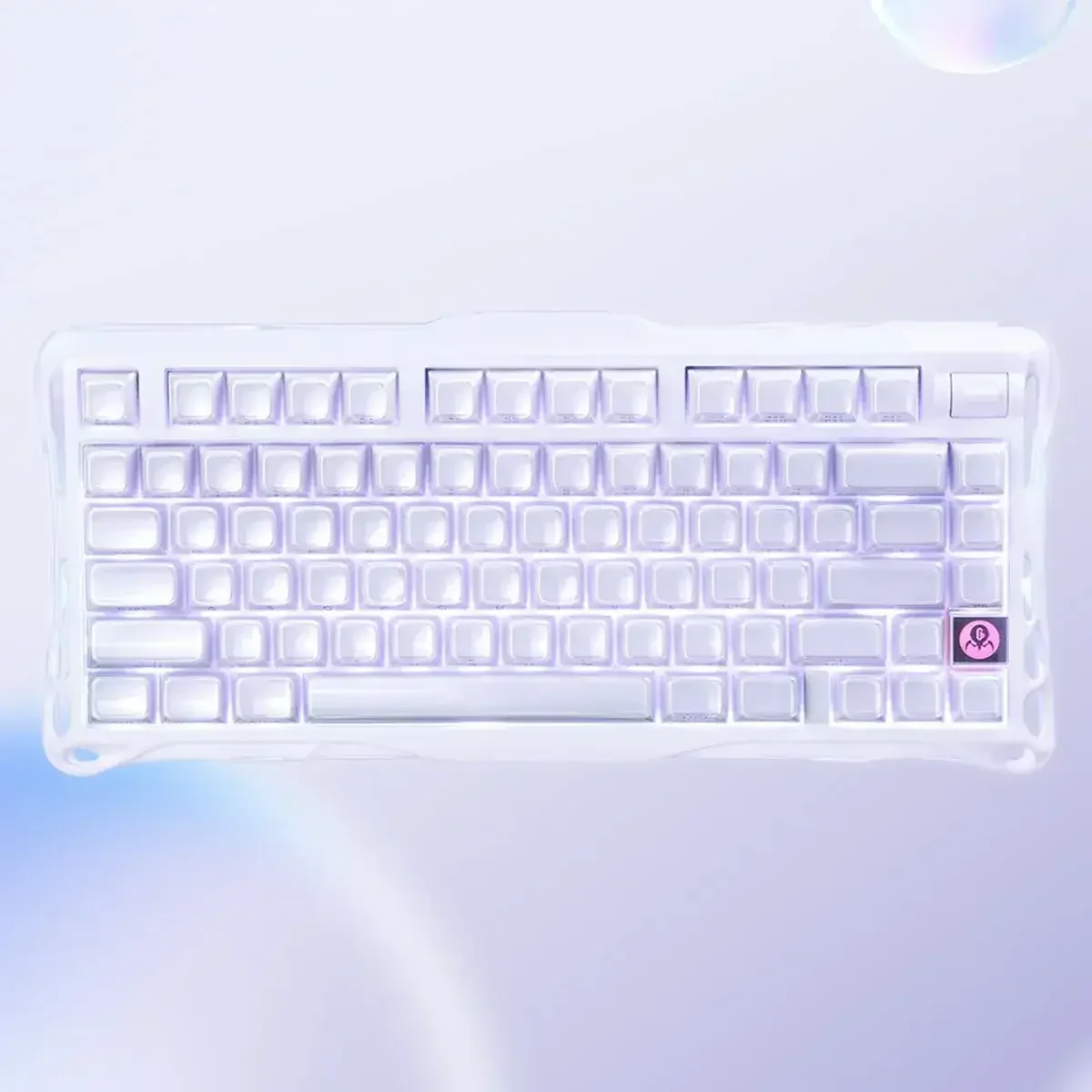 GravaStar - Mercury K1 Special Edition Lavender Purple Wireless Mechanical Keyboard - Bezprzewodowa Klawiatura Mechaniczna - Image 6