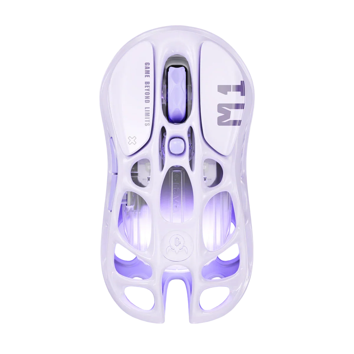 GravaStar - Mercury M1 Pro Special Edition Lavender Purple - Wireless Gaming Mouse - Bezprzewodowa Myszka Gamingowa - Image 2