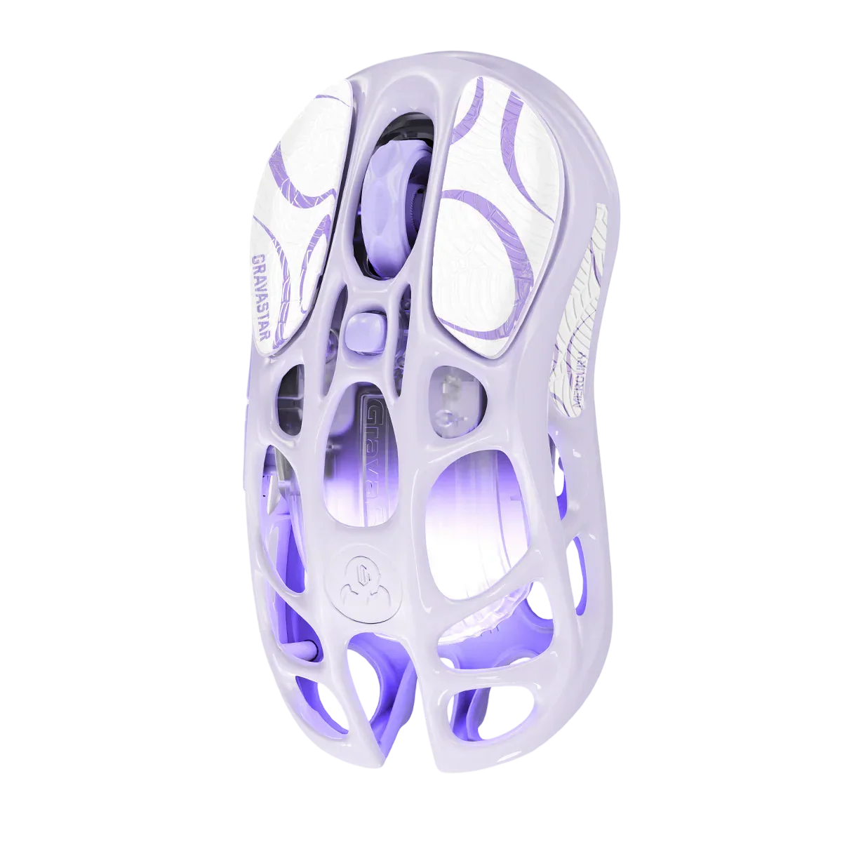 GravaStar - Mercury M1 Pro Special Edition Lavender Purple - Wireless Gaming Mouse - Bezprzewodowa Myszka Gamingowa - Image 4