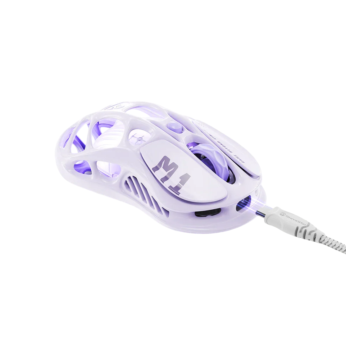 GravaStar - Mercury M1 Pro Special Edition Lavender Purple - Wireless Gaming Mouse - Bezprzewodowa Myszka Gamingowa - Image 6