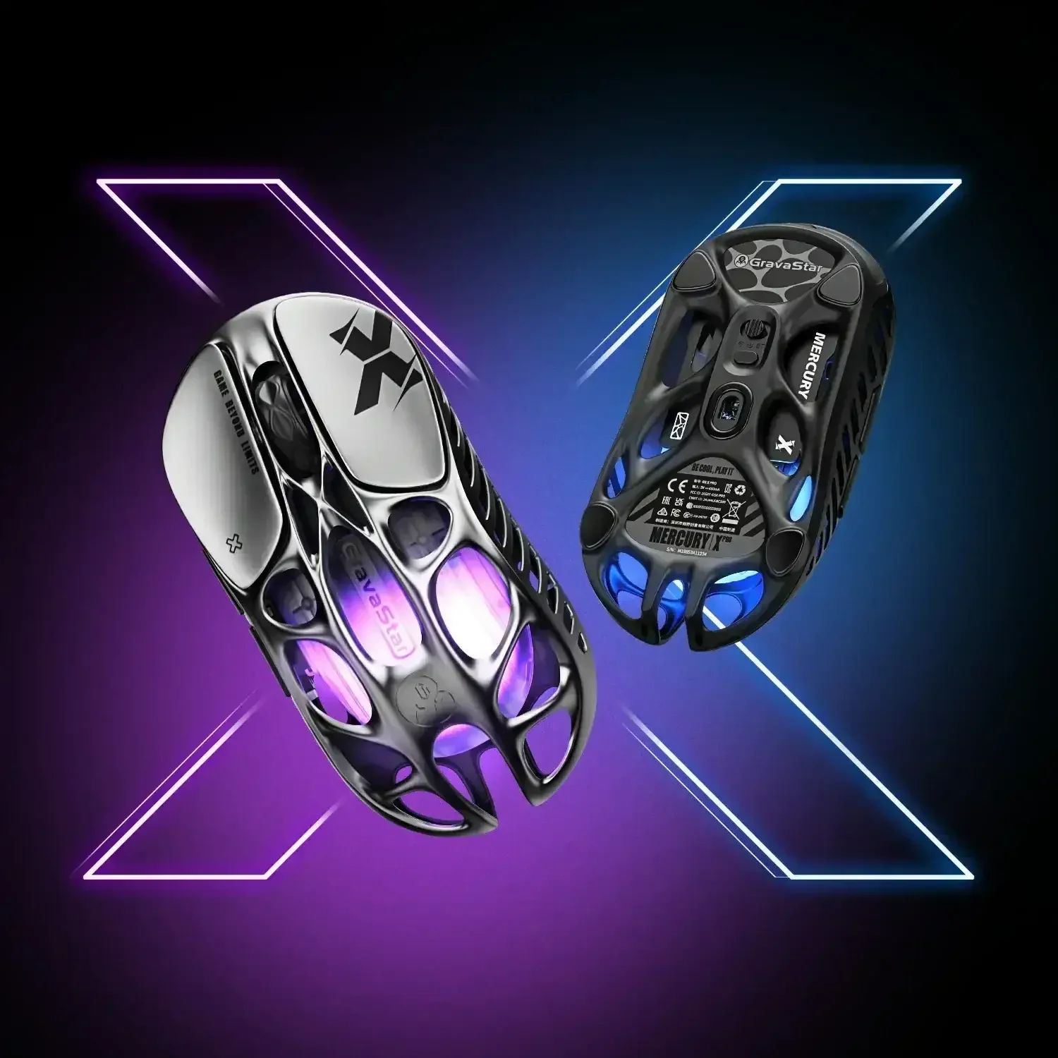 GravaStar - Mercury X Wireless Gaming Mouse - Bezprzewodowa Myszka Gamingowa - Image 5