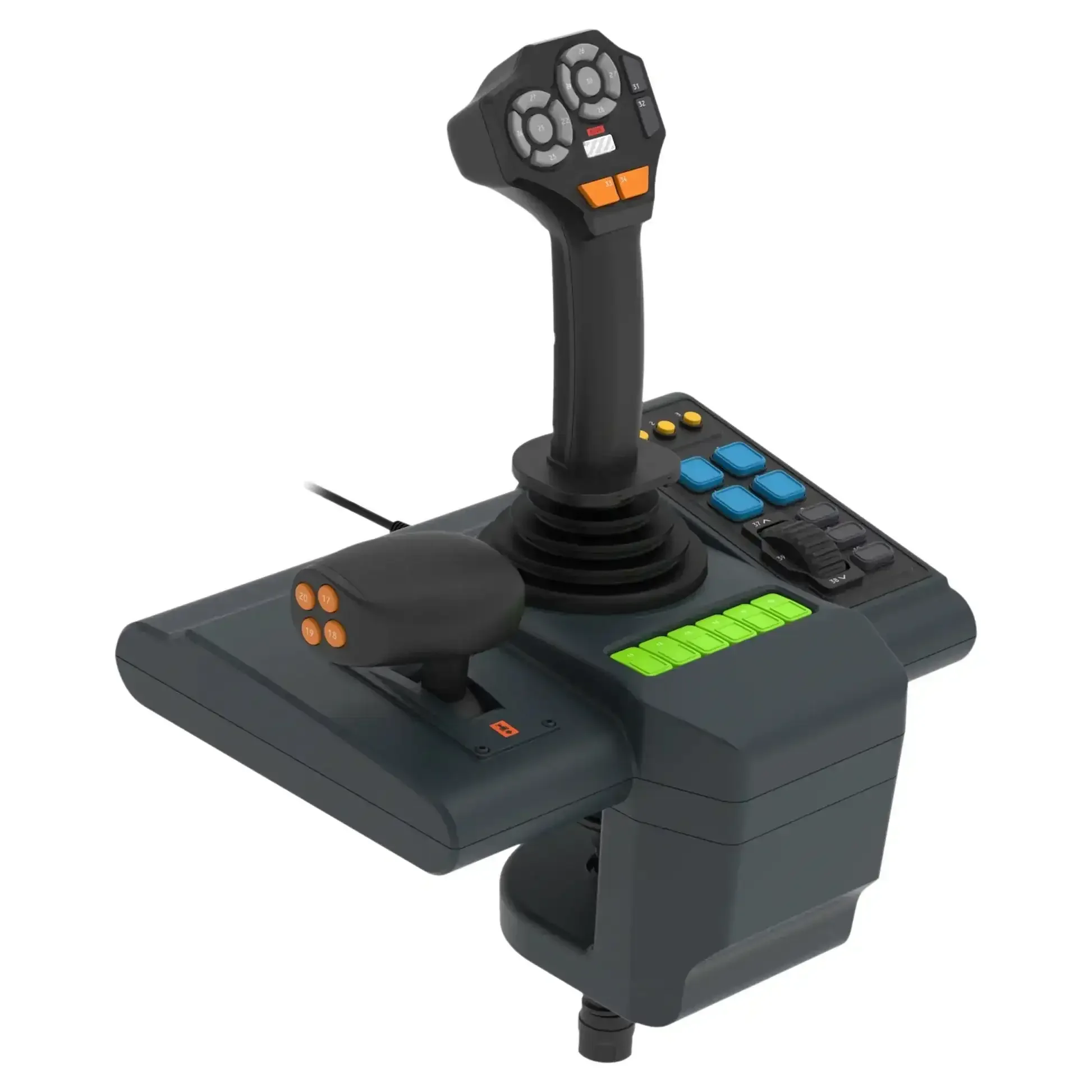 HORI - Farming Vehicle Control System for Windows 11/10 - Kierownica z Pedałami i Panel Sterujący - Image 3