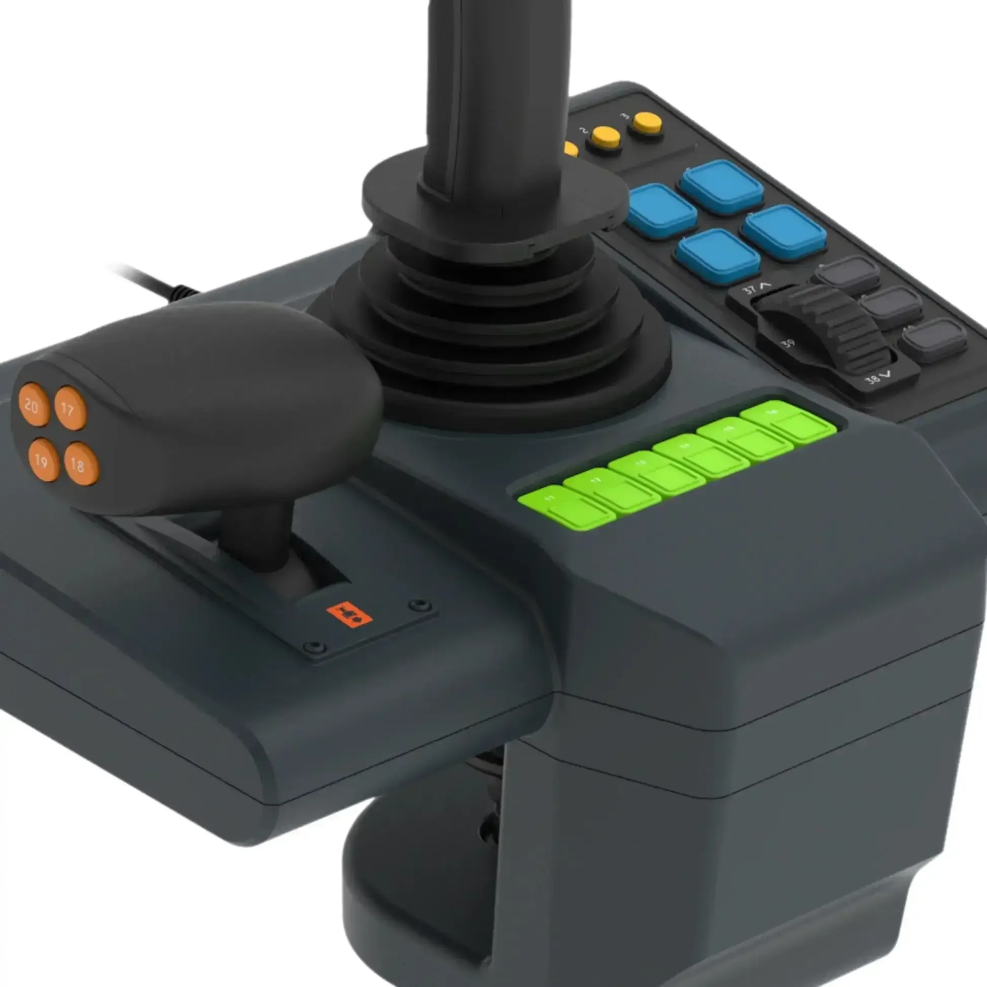 HORI - Farming Vehicle Control System for Windows 11/10 - Kierownica z Pedałami i Panel Sterujący - Image 4