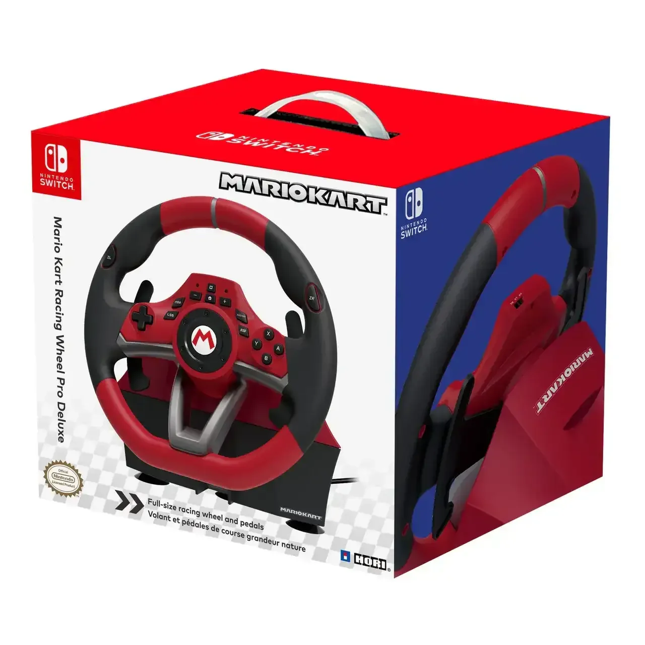 HORI - Mario Kart Racing Wheel Pro Deluxe for Nintendo Switch - Kierownica Wyścigowa z Pedałami - Image 4