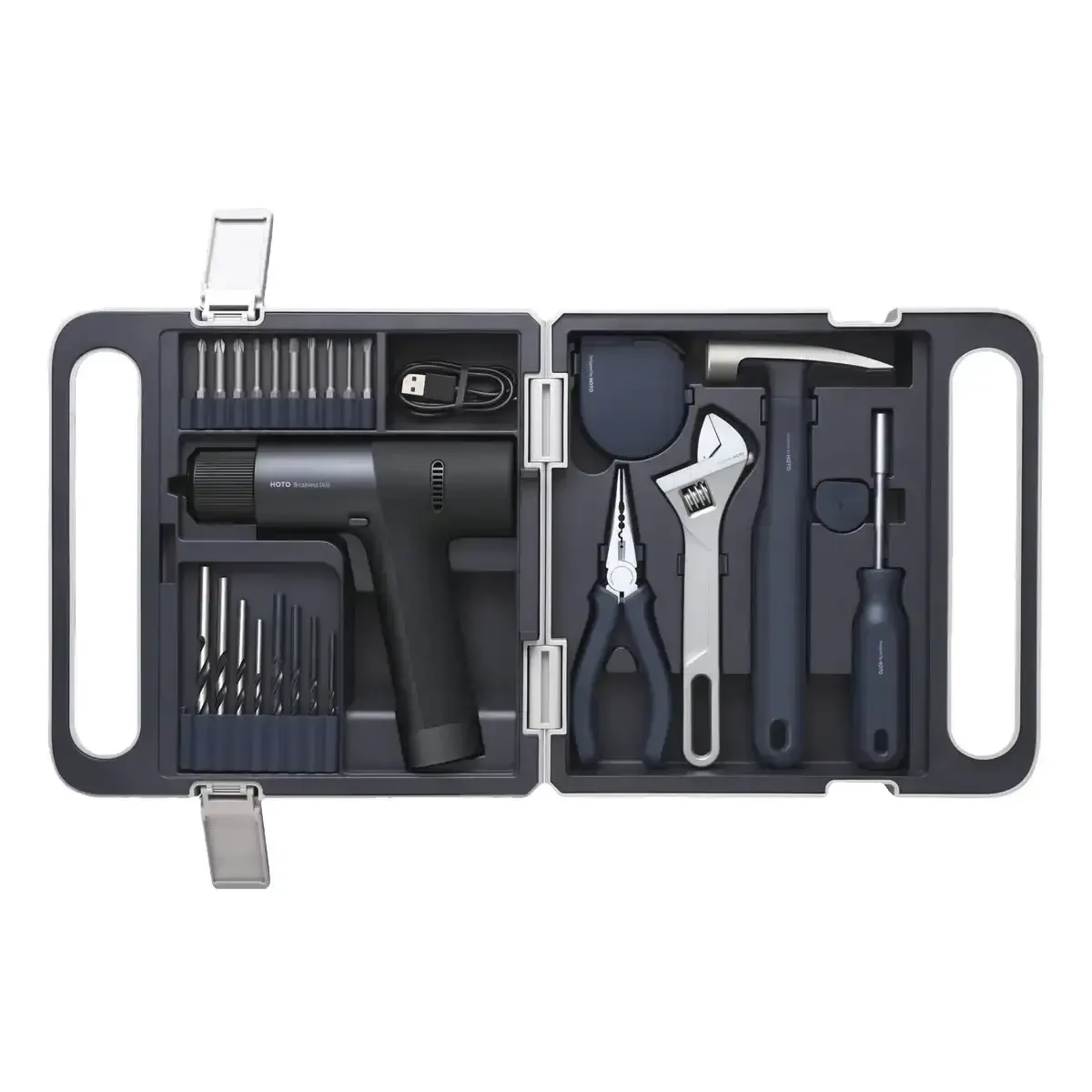 Hoto - 12V Brushless Drill Tool Set - Wiertarka 12V z Zestawem Narzędzi