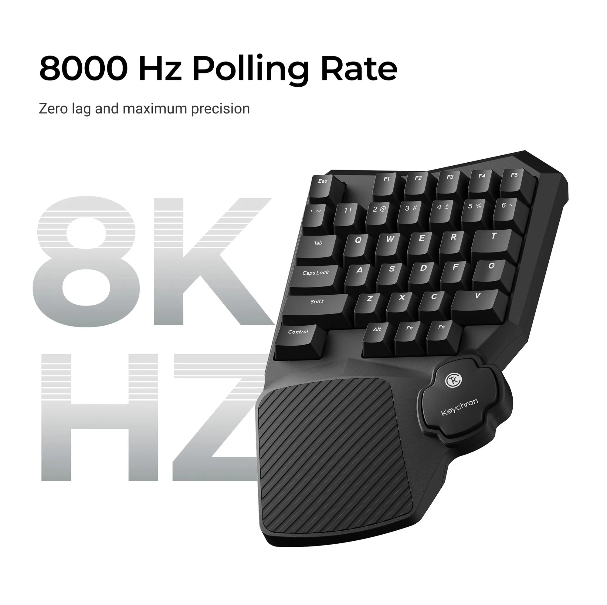 Keychron - C0 HE One Handed Magnetic Switch Gaming Keyboard - Magnetyczna Klawiatura Jednoręczna - Image 4