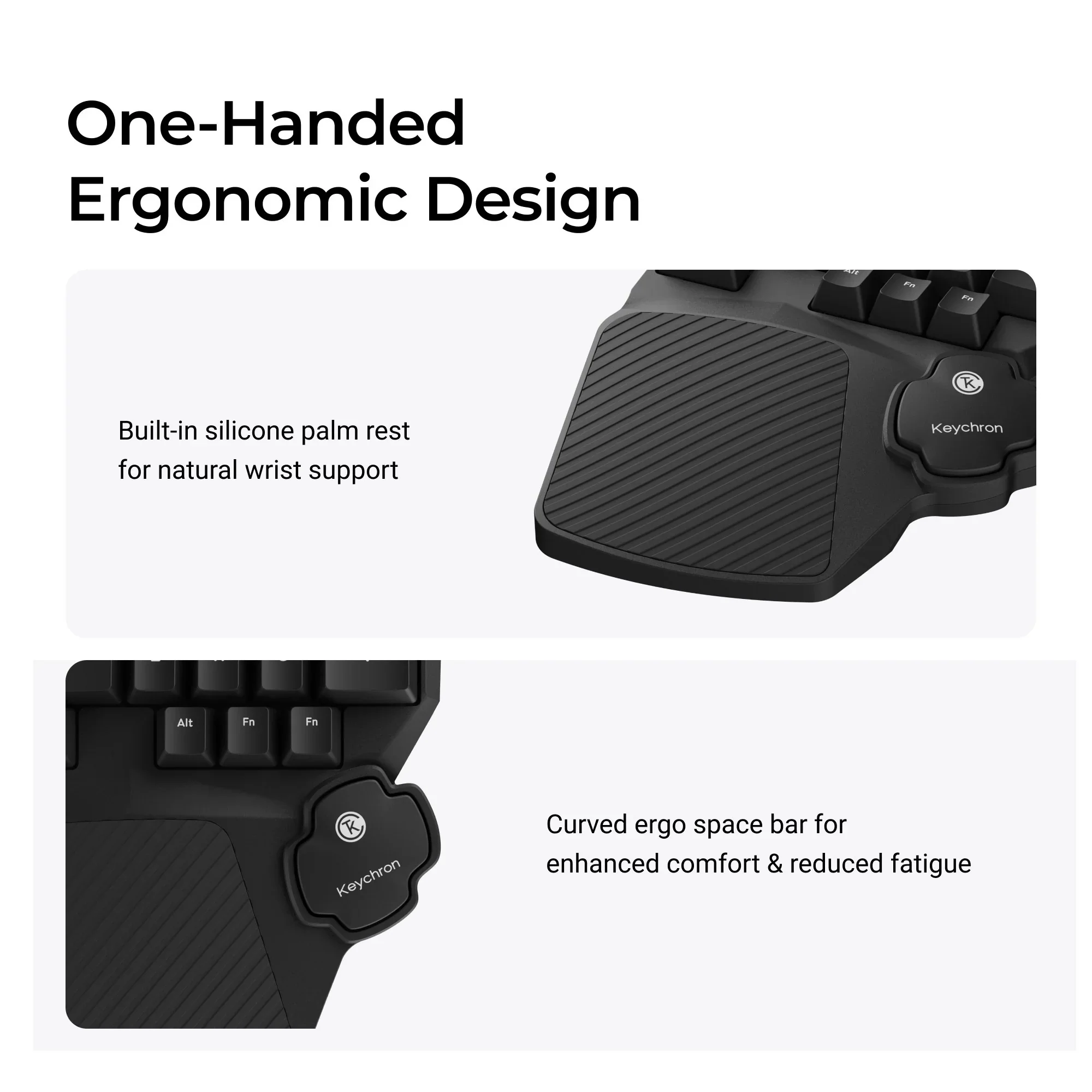 Keychron - C0 HE One Handed Magnetic Switch Gaming Keyboard - Magnetyczna Klawiatura Jednoręczna - Image 5