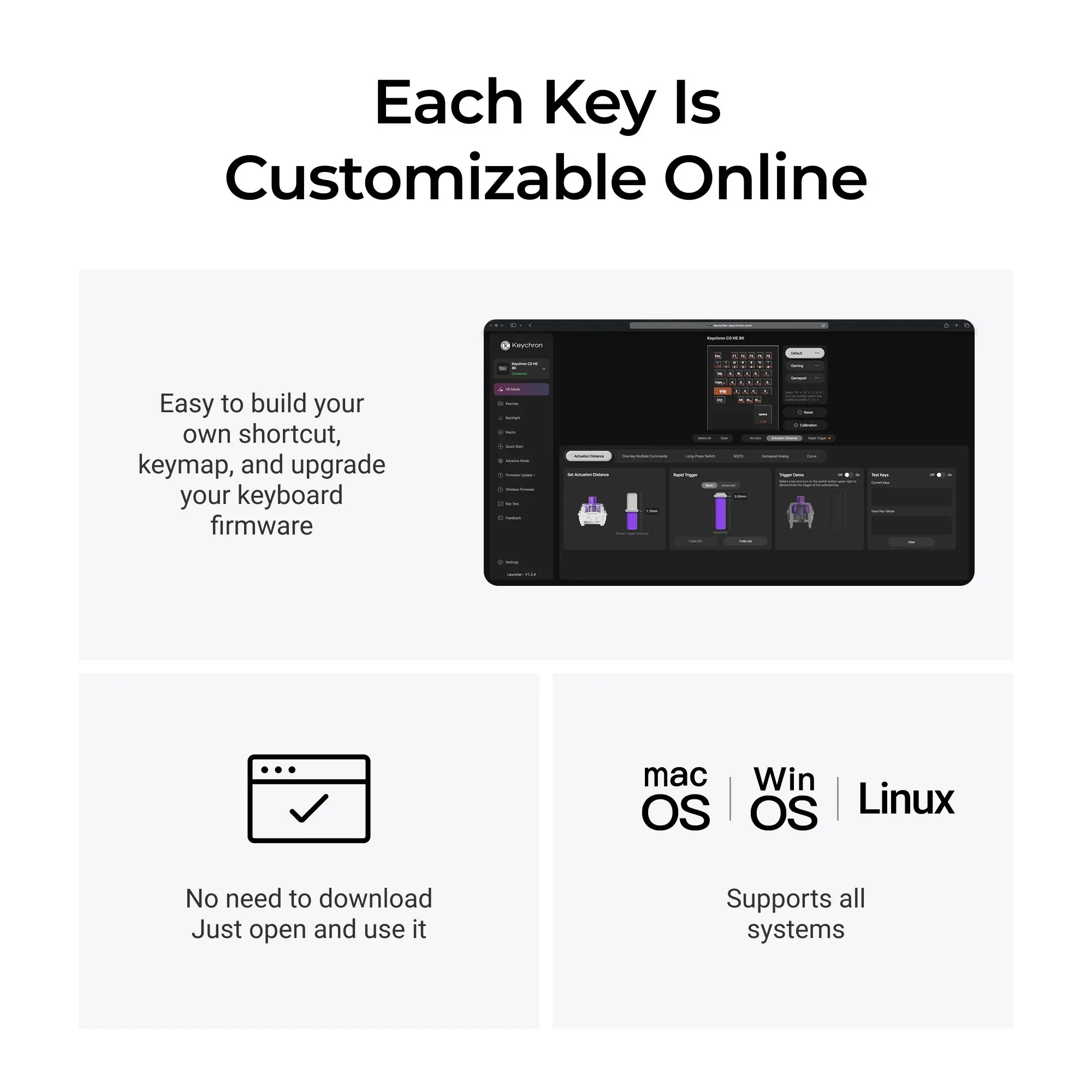 Keychron - C0 HE One Handed Magnetic Switch Gaming Keyboard - Magnetyczna Klawiatura Jednoręczna - Image 6