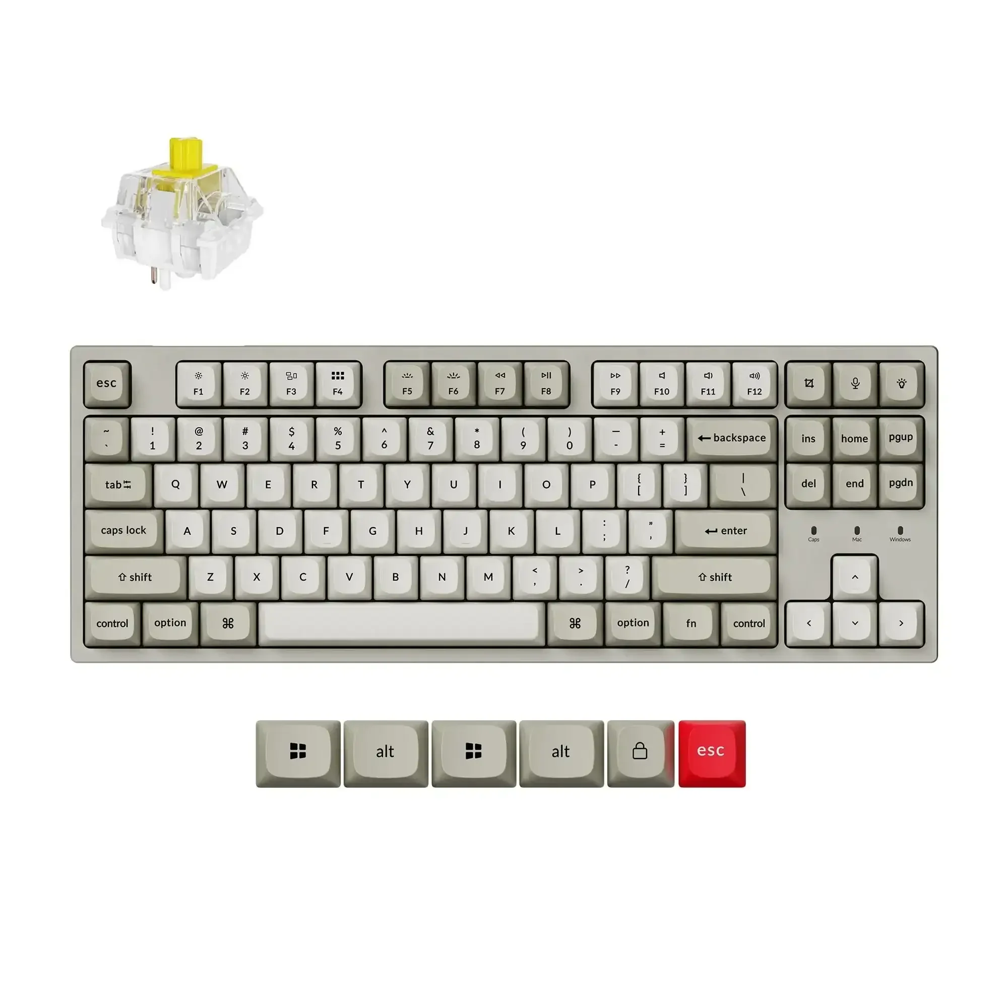Keychron - C1 Pro 8K QMK Wired Custom Mechanical Keyboard - Image 10
