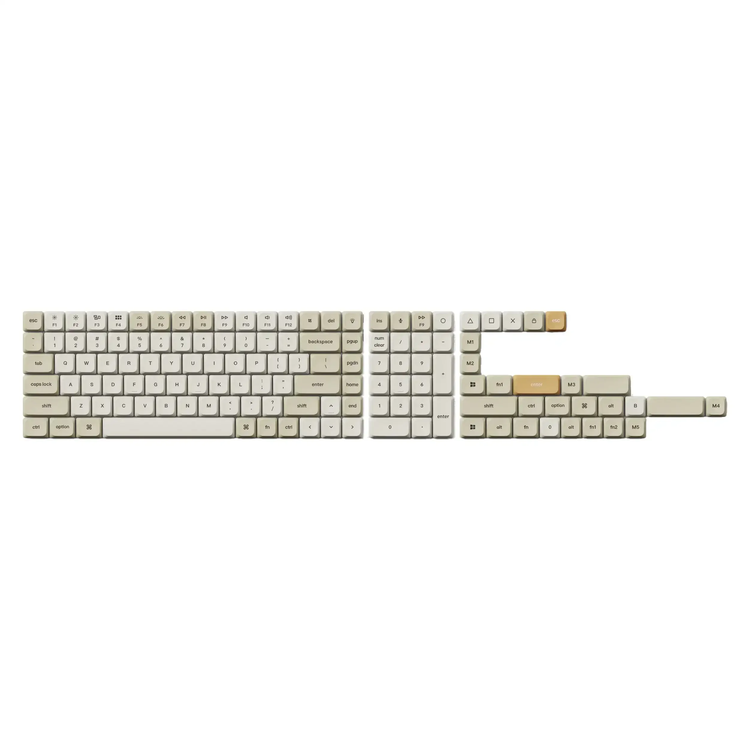 Keychron - Low Profile Double Shot PBT LSA Keycap Set Version 2 - Keycapy do klawiatur niskoprofilowych - Image 4