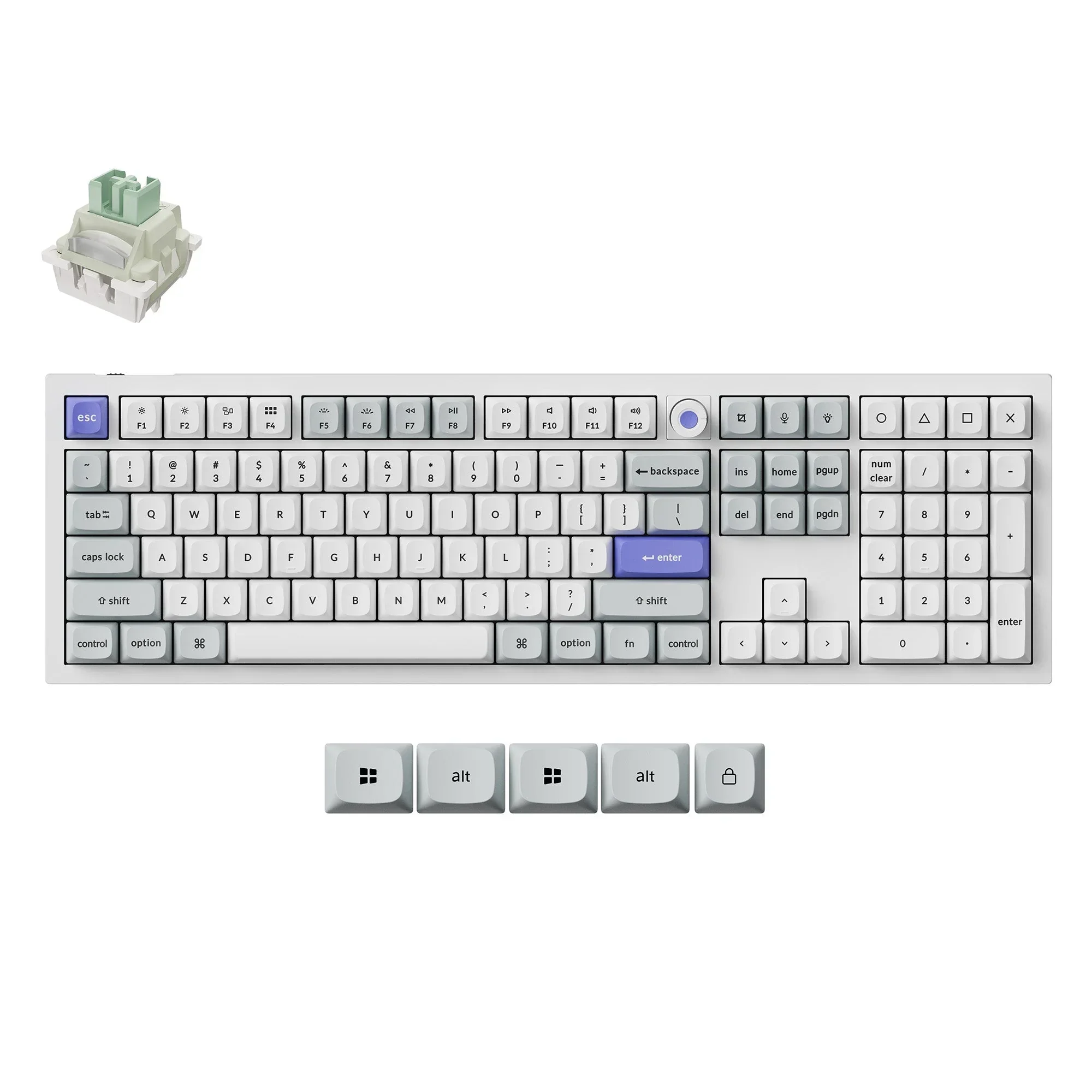Keychron - Q6 HE 8K Magnetic Switch Keyboard - Przewodowa Klawiatura Magnetyczna - Image 2
