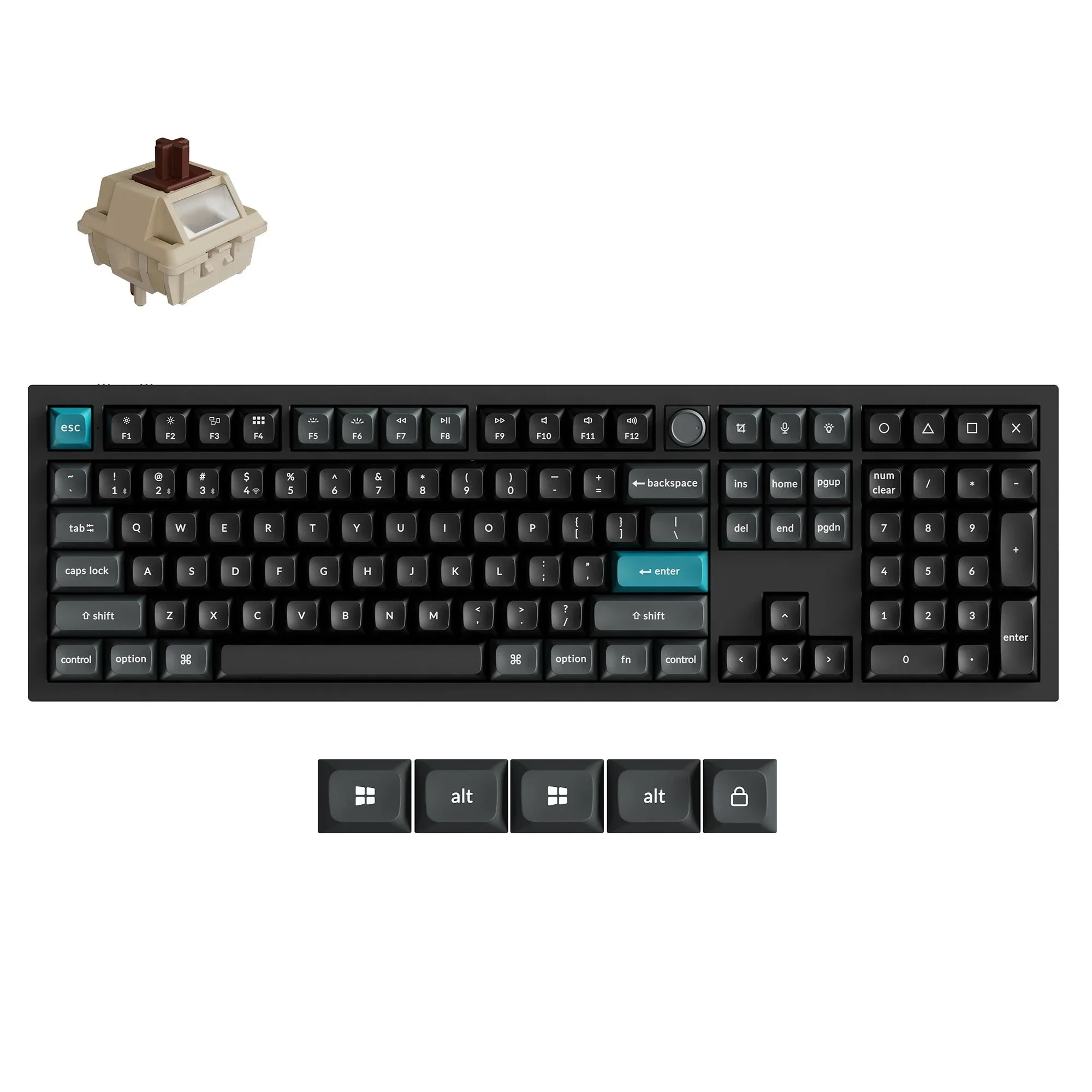 Keychron - Q6 Ultra 8K Wireless Custom Mechanical Keyboard - Bezprzewodowa Klawiatura Mechaniczna - Image 2