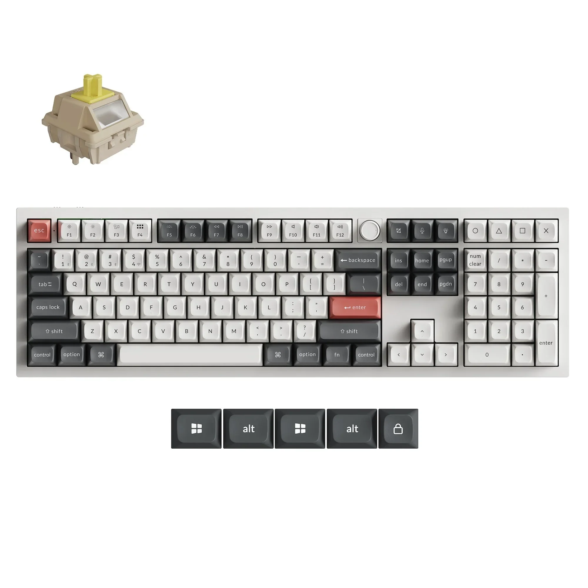 Keychron - Q6 Ultra 8K Wireless Custom Mechanical Keyboard - Bezprzewodowa Klawiatura Mechaniczna - Image 6