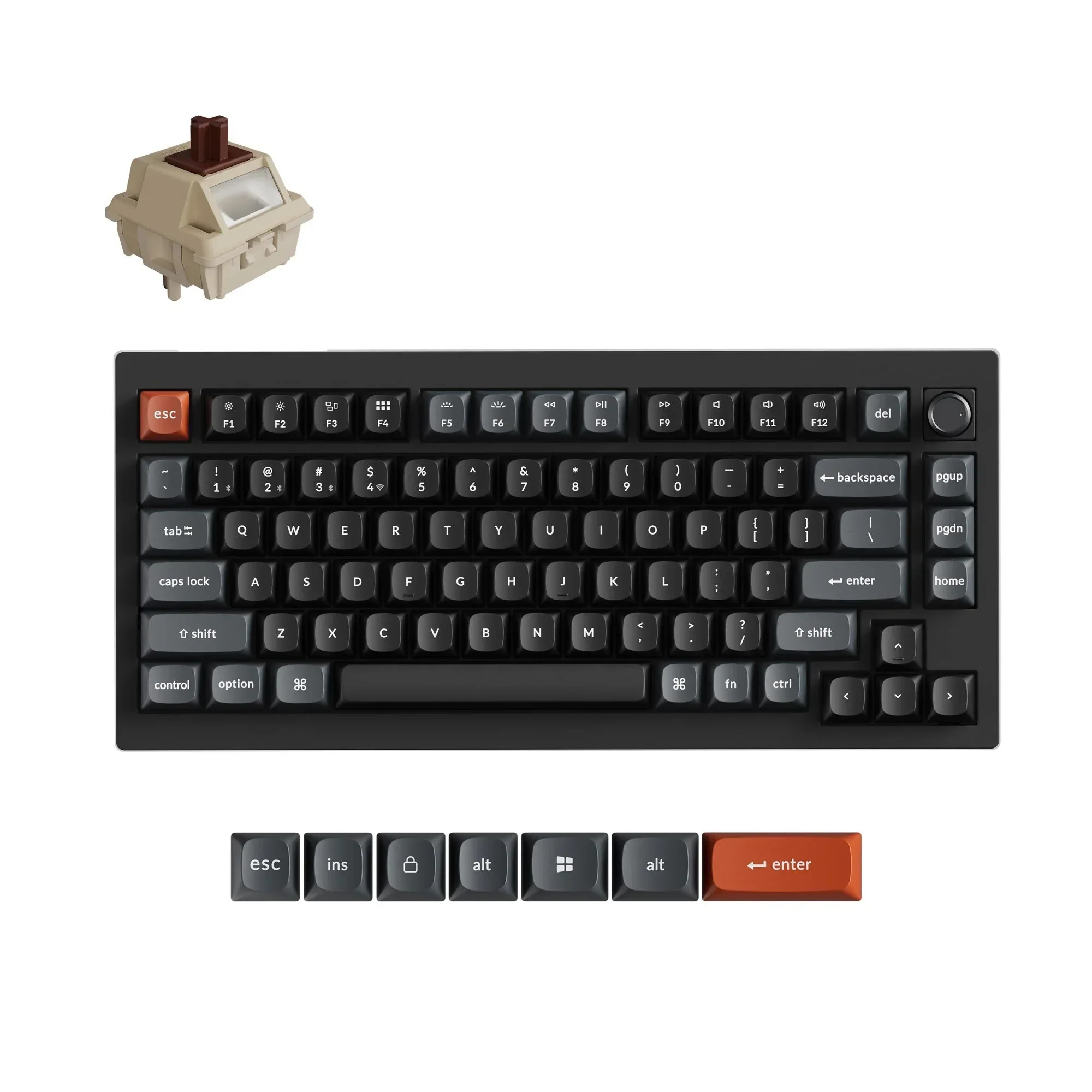Keychron - V1 Ultra 8K Wireless Custom Mechanical Keyboard - Bezprzewodowa Klawiatura Mechaniczna - Image 3