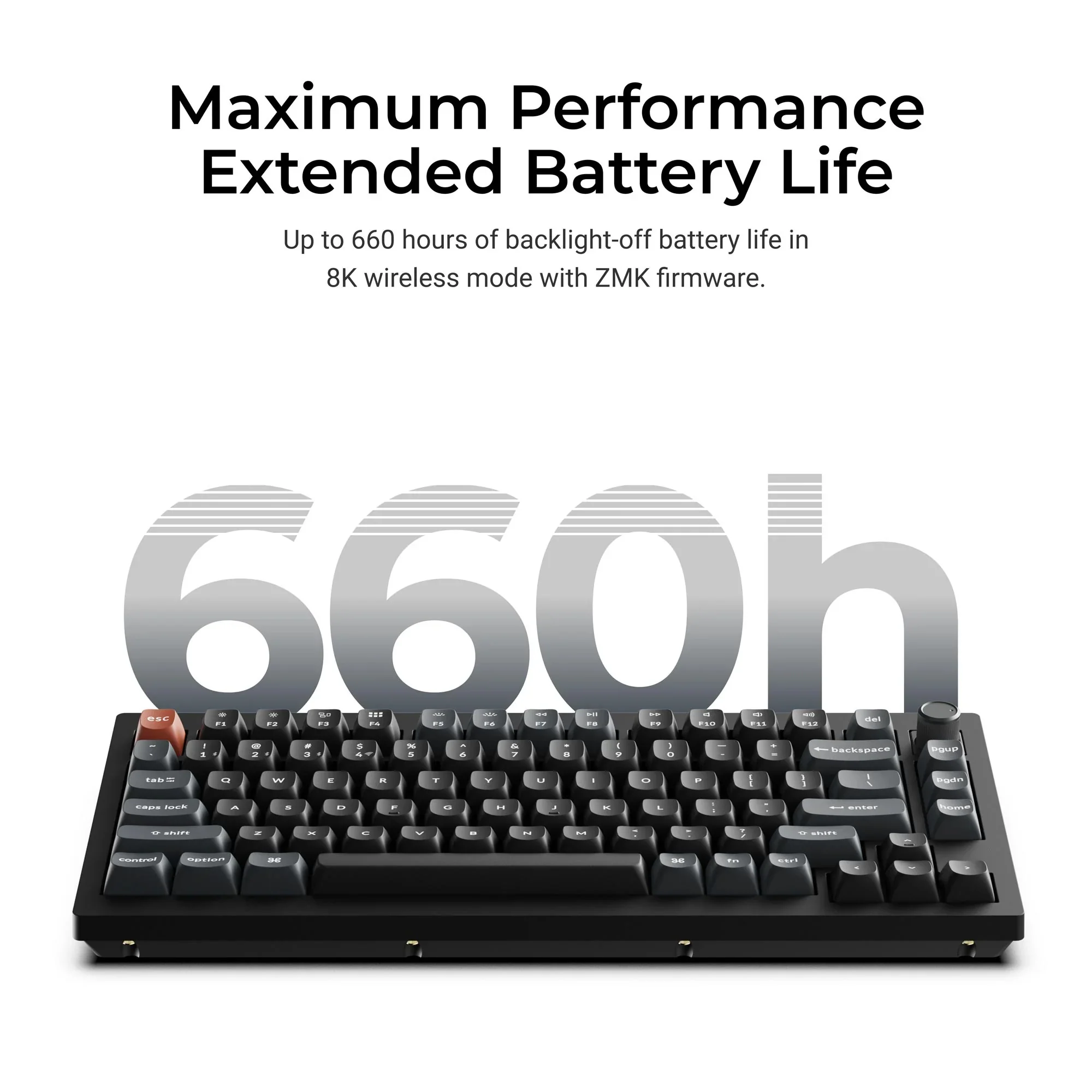 Keychron - V1 Ultra 8K Wireless Custom Mechanical Keyboard - Bezprzewodowa Klawiatura Mechaniczna - Image 8