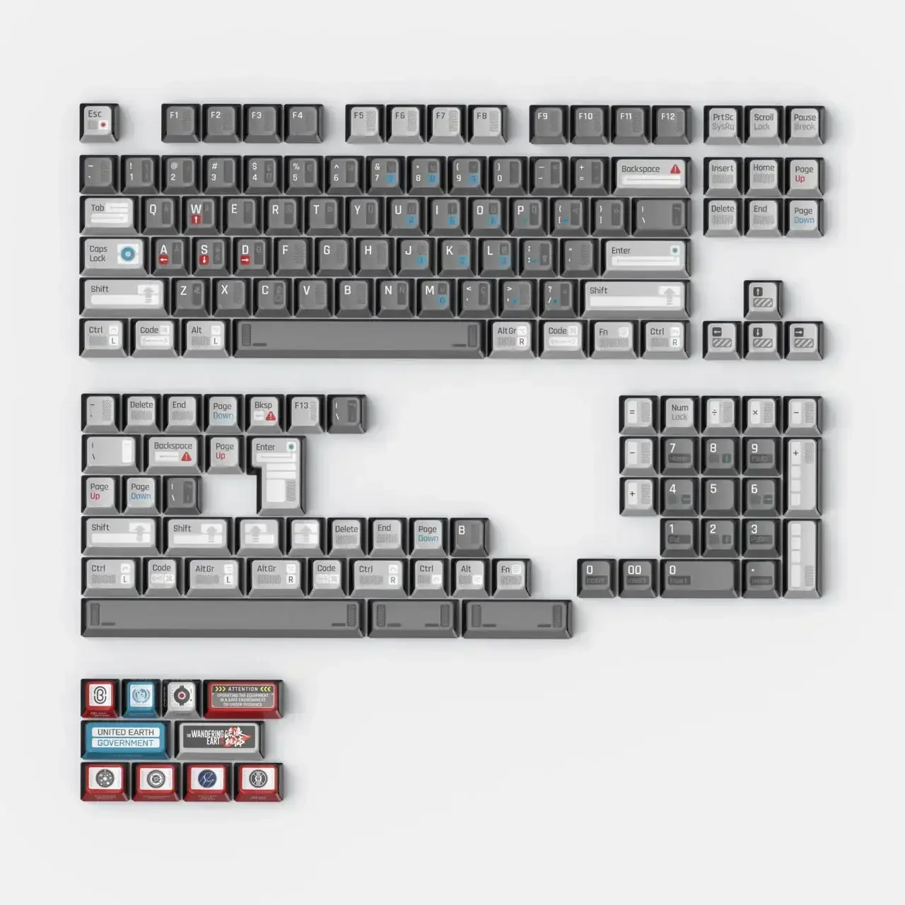 KeyTok - The Wandering Earth II Dye-Sub KOL Keycaps - Image 2