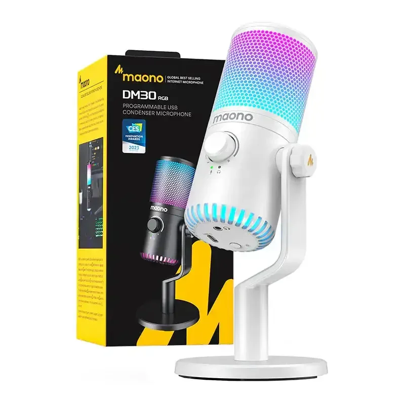 MAONO - DM30RGB USB Gaming Microphone - Mikrofon Gamingowy - Image 8