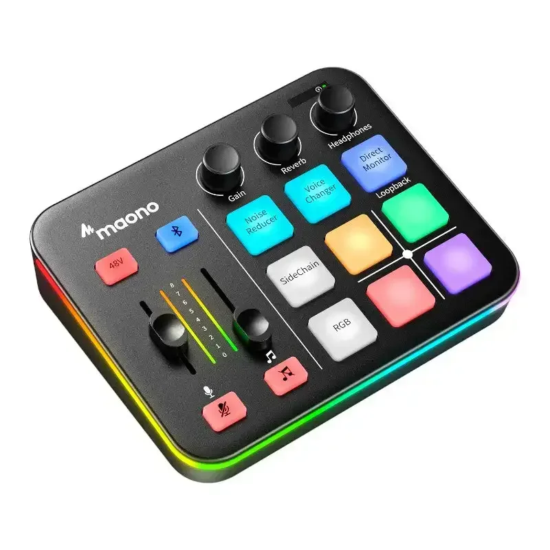 MAONO - Maonocaster G1 NEO Audio Mixer For Game Streamer - Karta Dźwiękowa Mikser Audio - Image 3