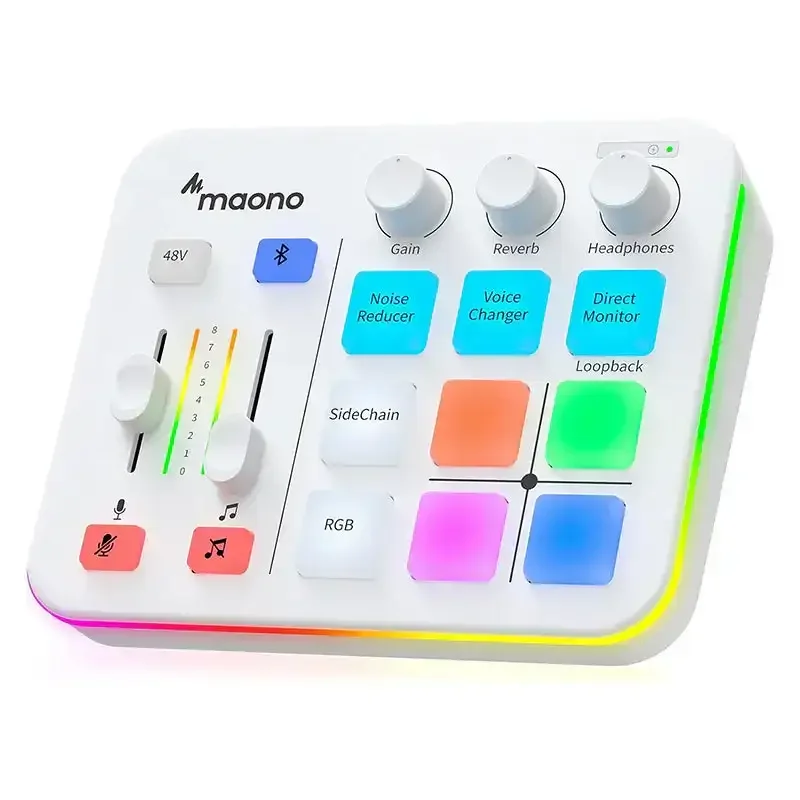 MAONO - Maonocaster G1 NEO Audio Mixer For Game Streamer - Karta Dźwiękowa Mikser Audio - Image 4