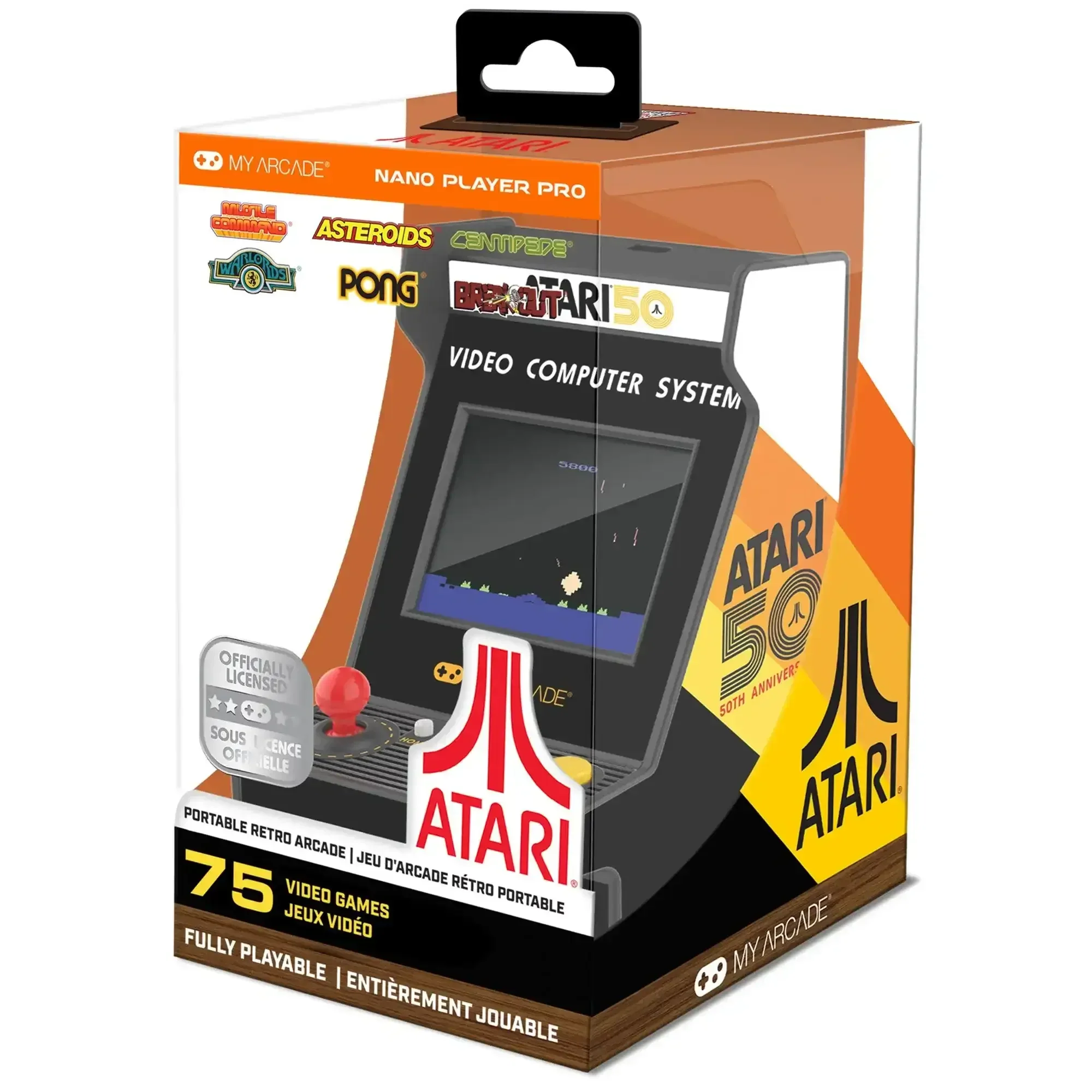 My Arcade - Atari Nano Player Pro DGUNL-7014 - Kolekcjonerska Konsola do Gier Retro - Image 2