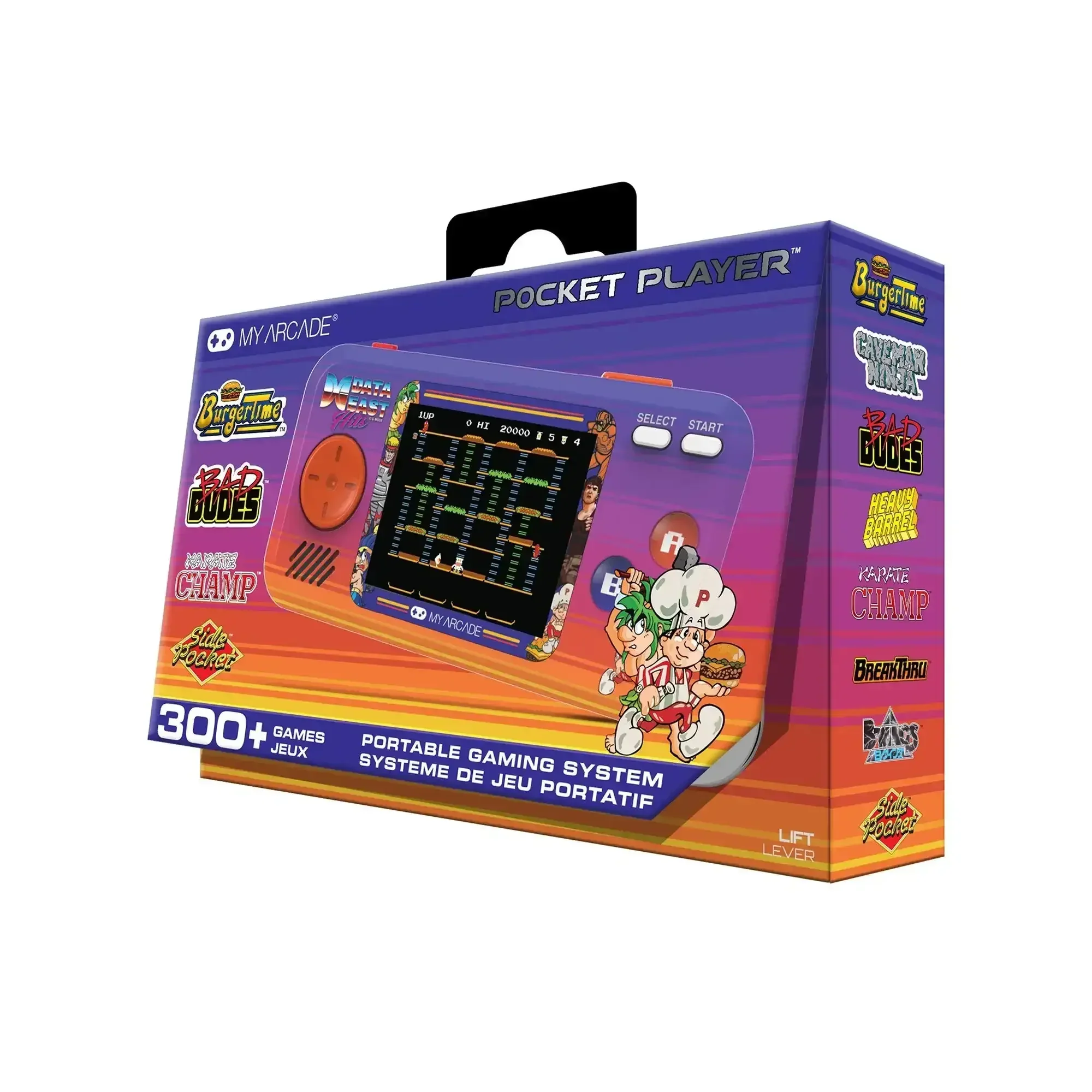 My Arcade - Data East Hits Pocket Player DGUNL-4127 - Kolekcjonerska Konsola do Gier Retro - Image 4