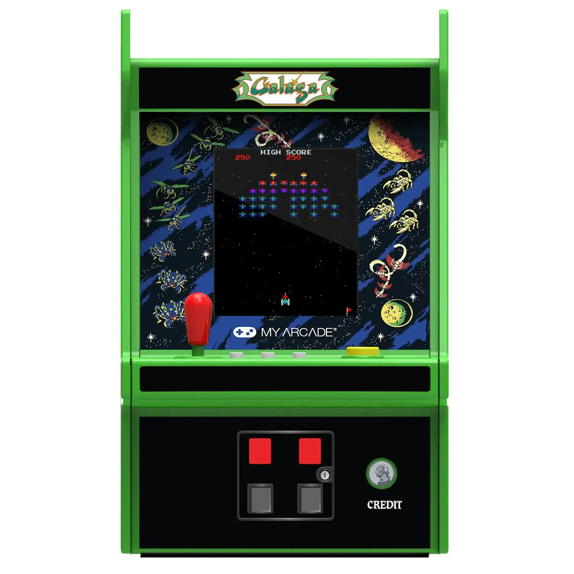 My Arcade - GALAGA Micro Player Pro DGUNL-4195 - Kolekcjonerska Konsola do Gier - Image 4