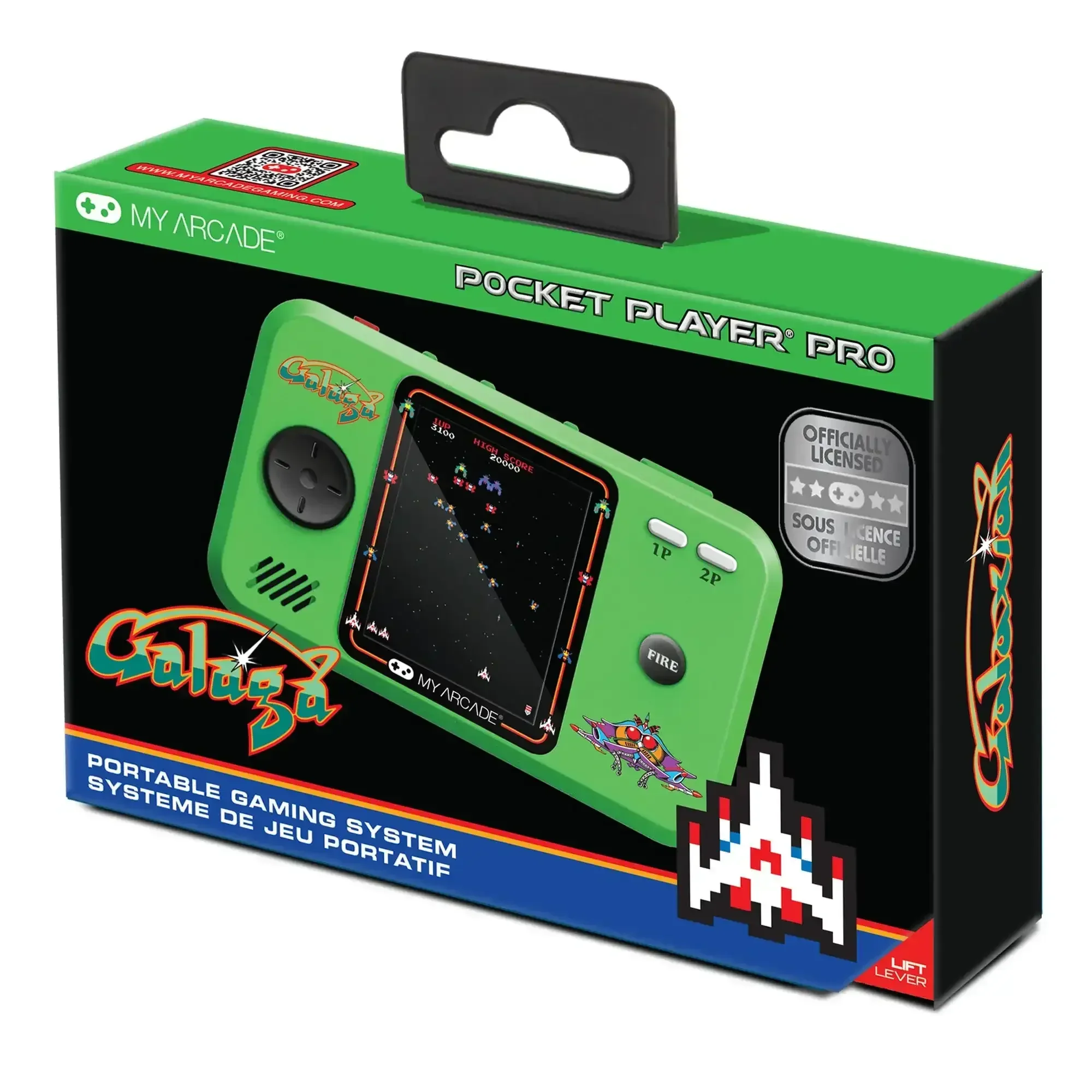 My Arcade - GALAGA Pocket Player Pro DGUNL-4199 - Kolekcjonerska Konsola do Gier Retro - Image 2