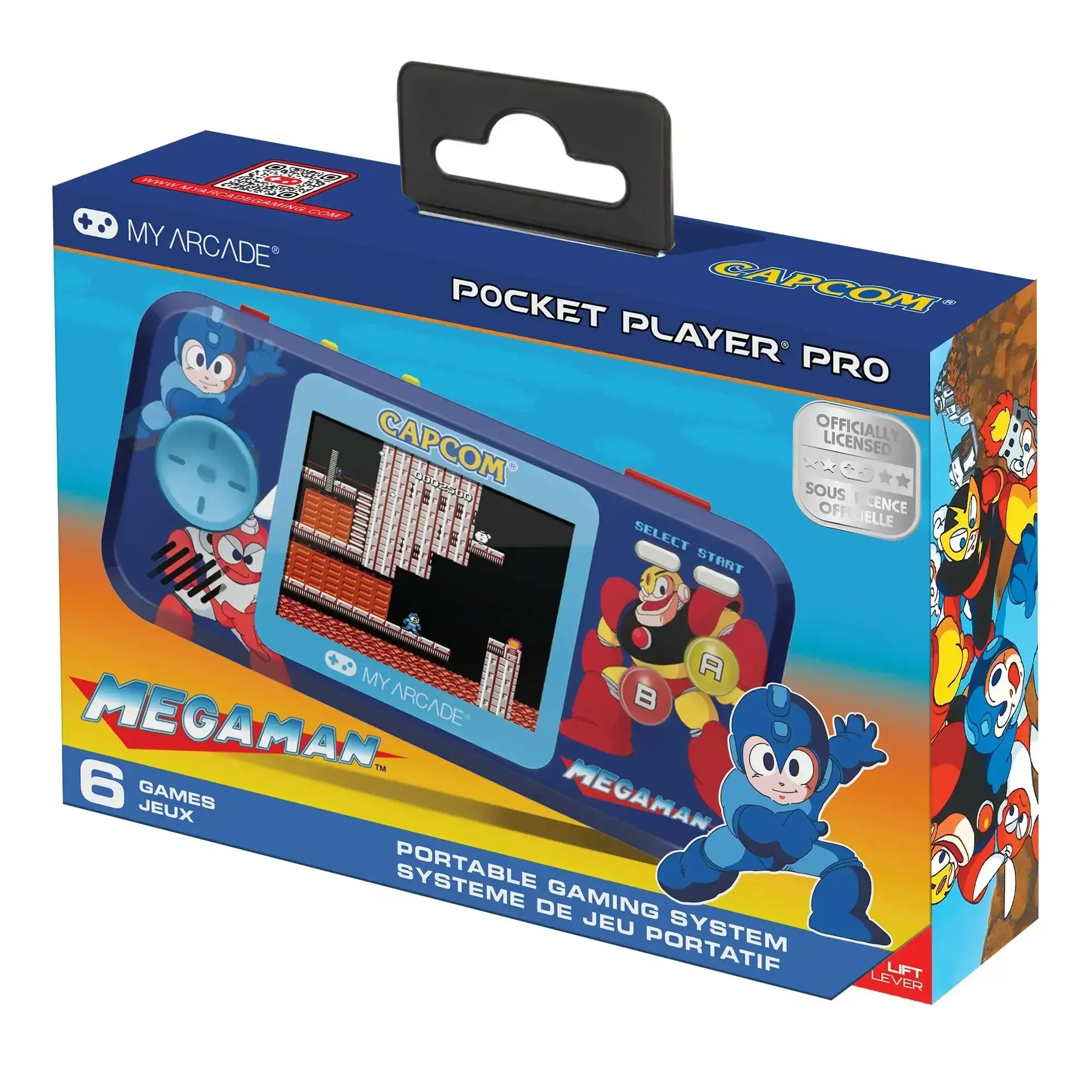My Arcade - Mega Man Pocket Player Pro DGUNL-4191 - Kolekcjonerska Konsola do Gier Retro - Image 2