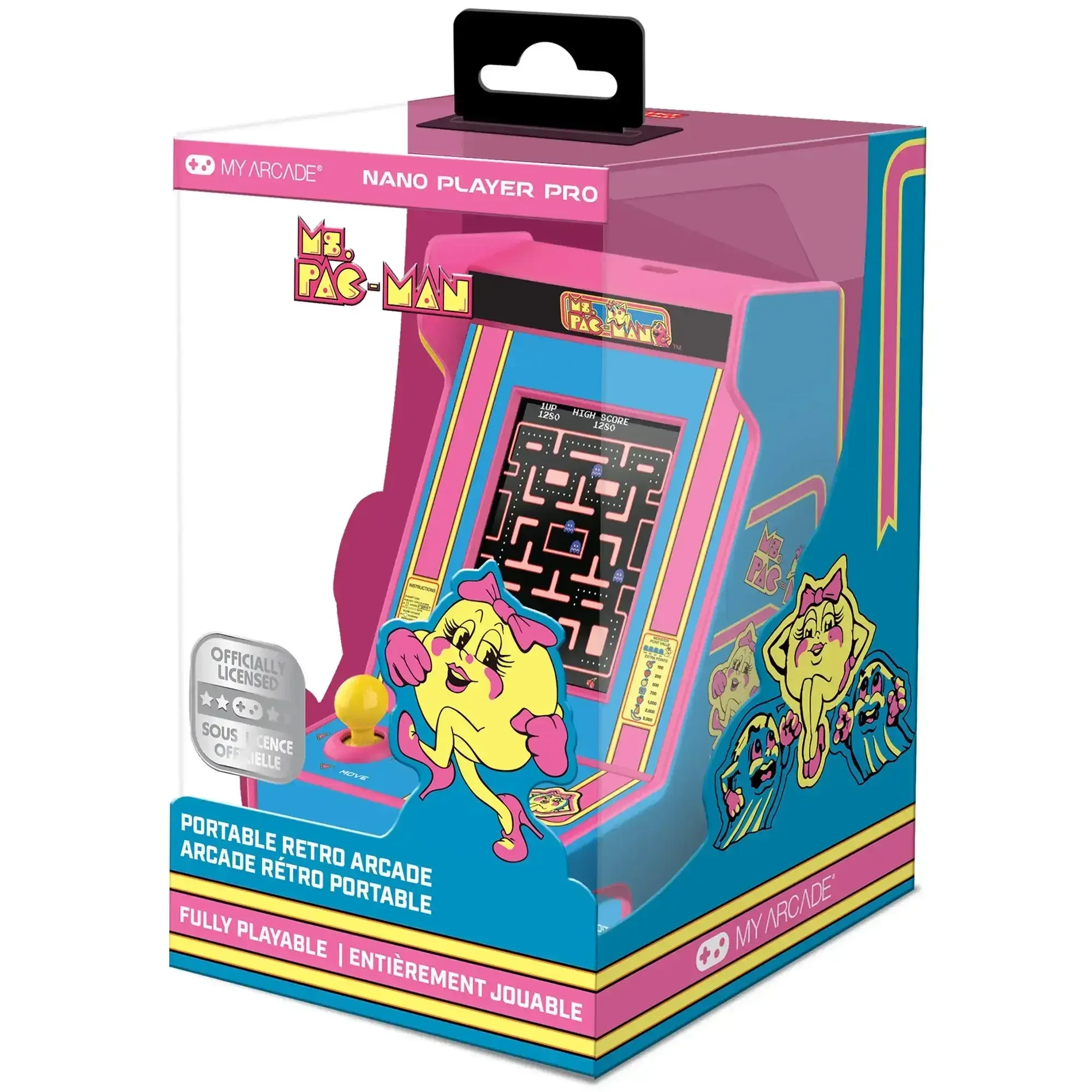 My Arcade - Ms.PAC-MAN Nano Player Pro DGUNL-7023 - Kolekcjonerska Konsola do Gier Retro - Image 3