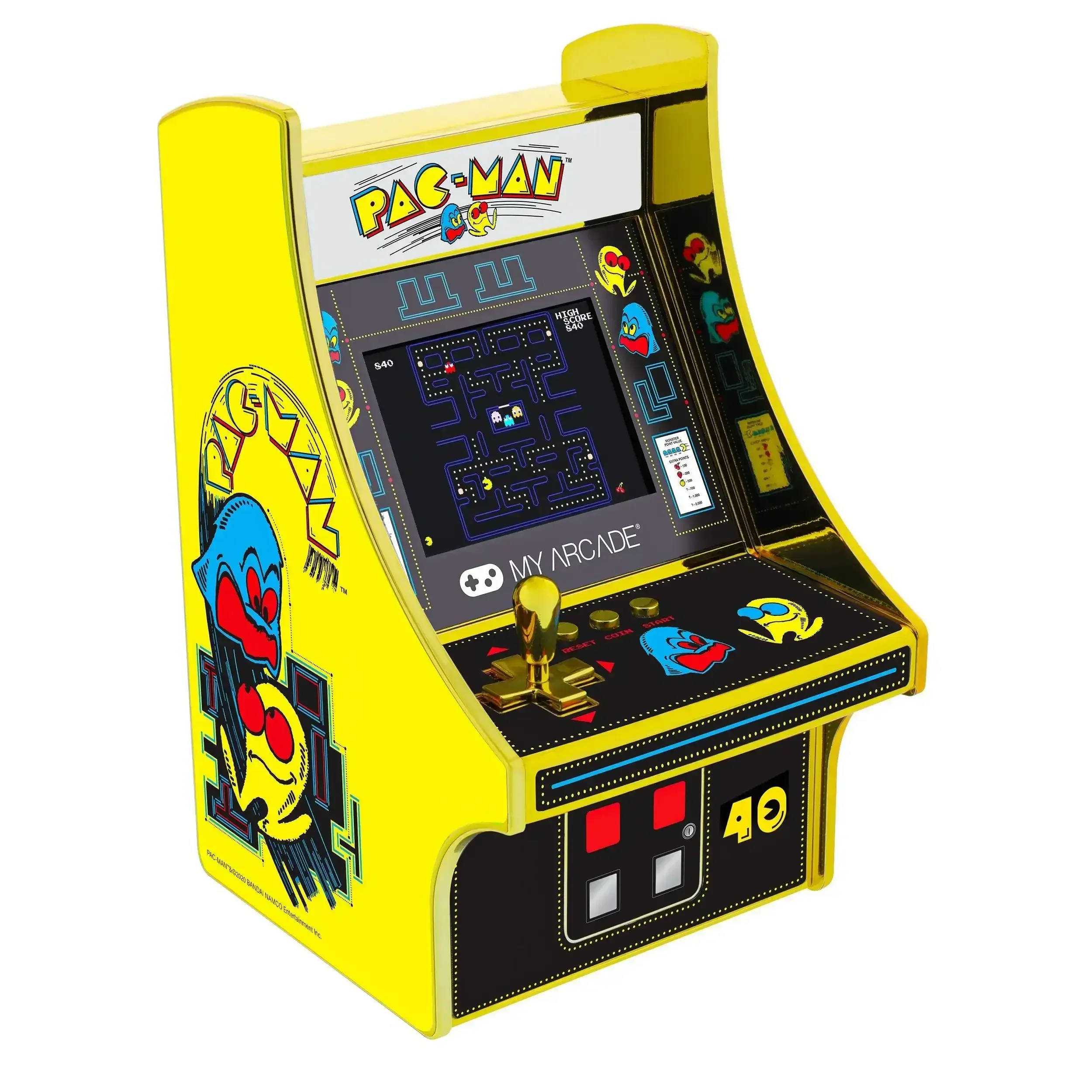 My Arcade - Pac Man 40th Anniversary Micro Player DGUNL-3290 - Kolekcjonerska Konsola do Gier Retro - Image 4
