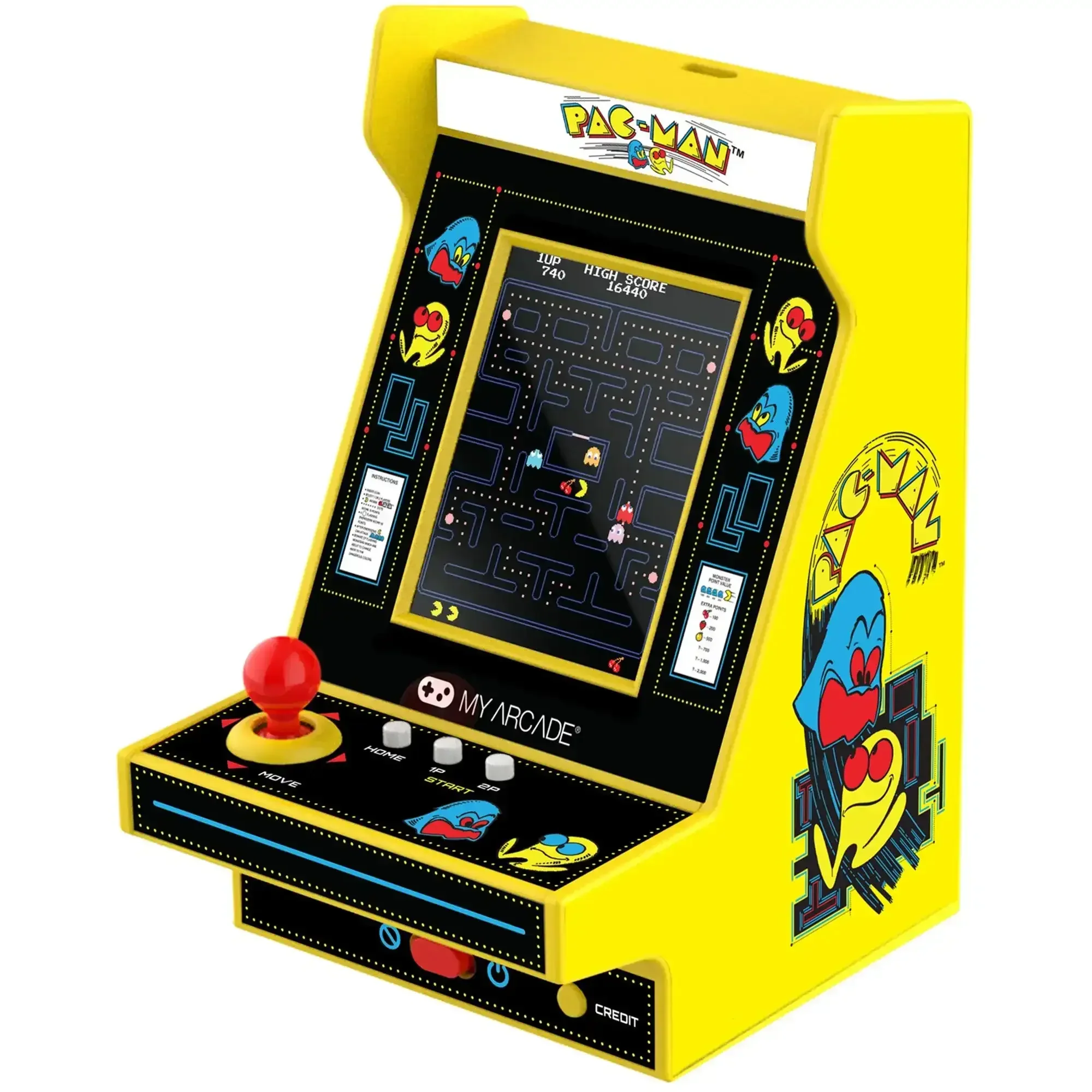 My Arcade - PAC-MAN Nano Player Pro DGUNL-4196 - Kolekcjonerska Konsola do Gier Retro