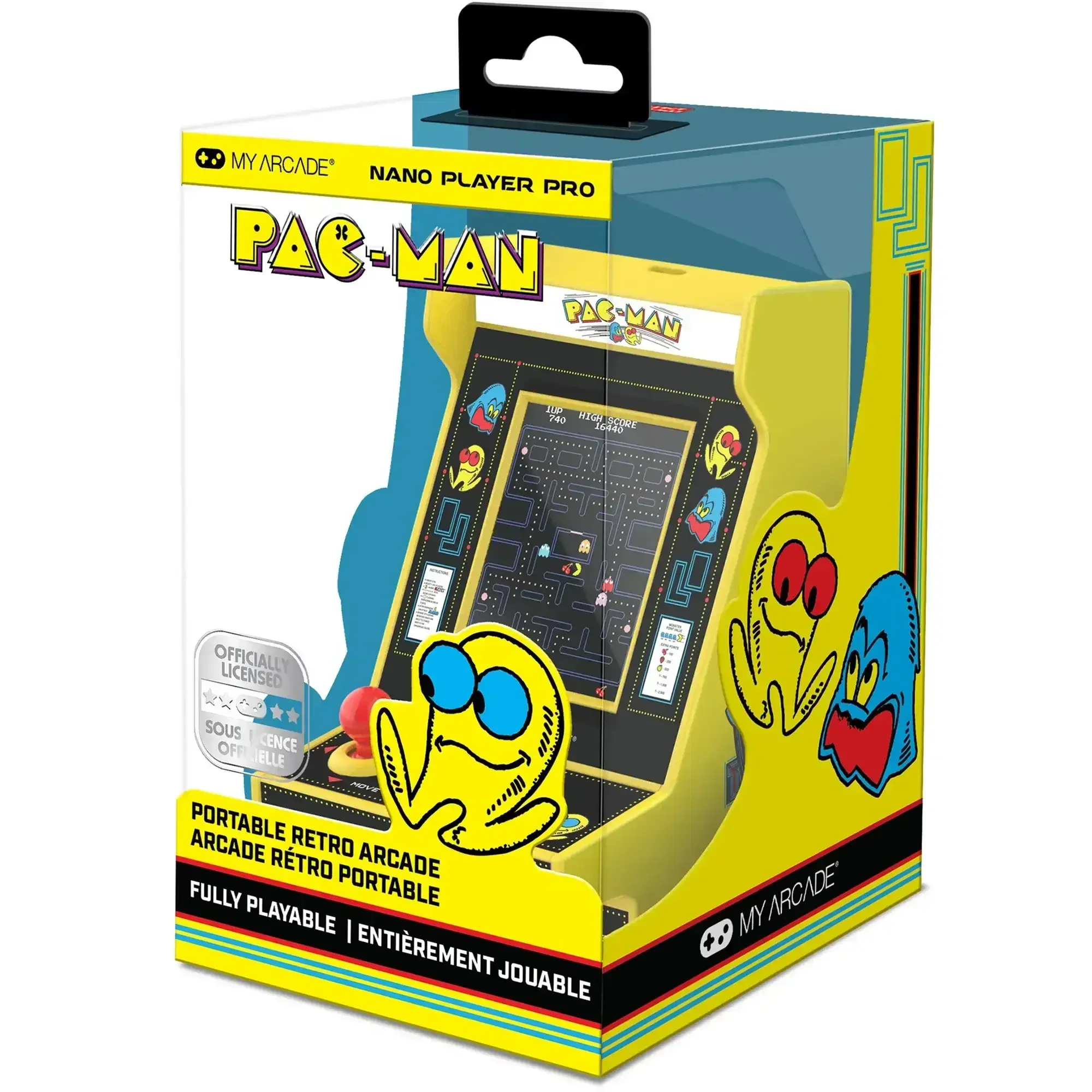My Arcade - PAC-MAN Nano Player Pro DGUNL-4196 - Kolekcjonerska Konsola do Gier Retro - Image 3