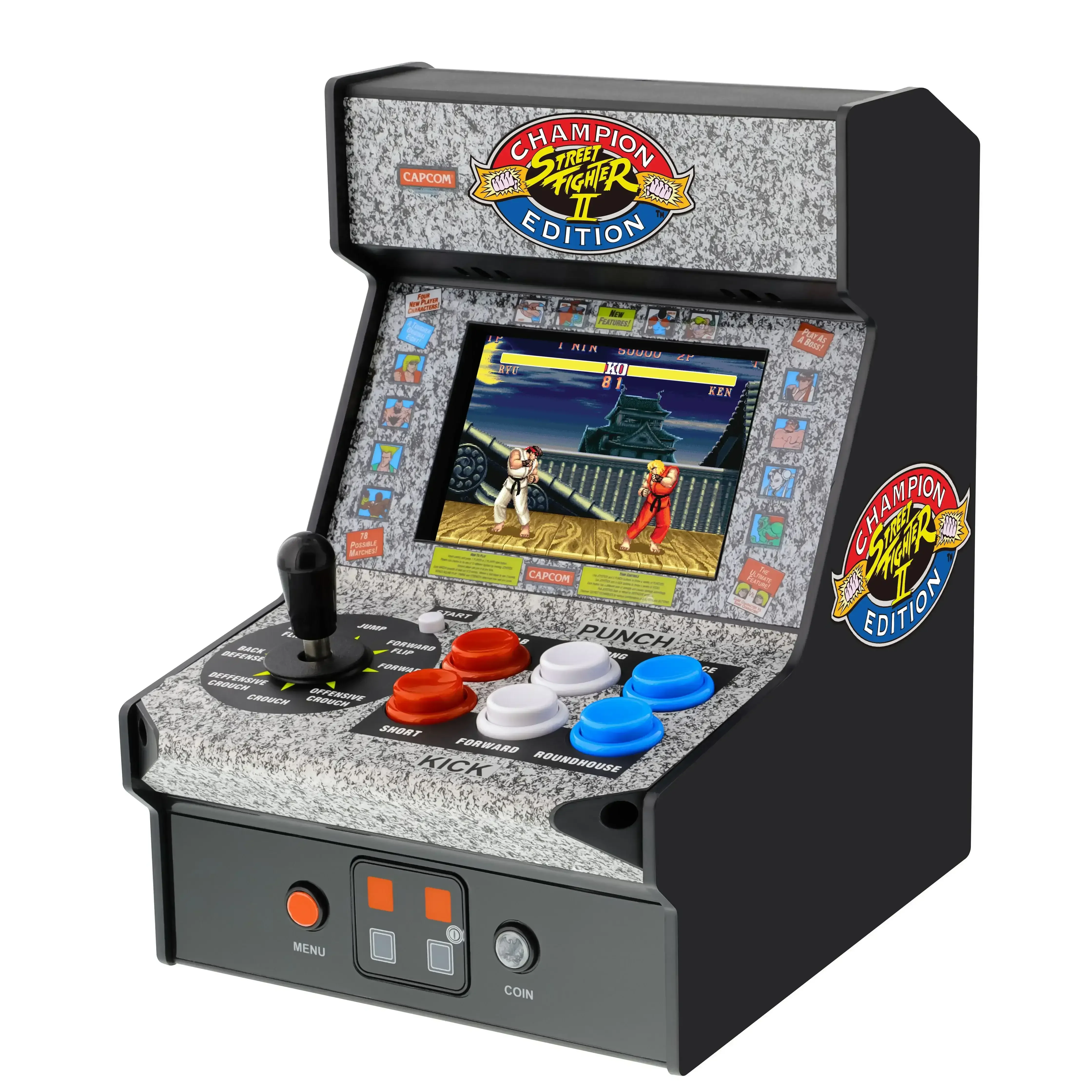 My Arcade - Street Fighter 2 Champion Edition Micro Player DGUNL-3283 - Kolekcjonerska Konsola do Gier Retro