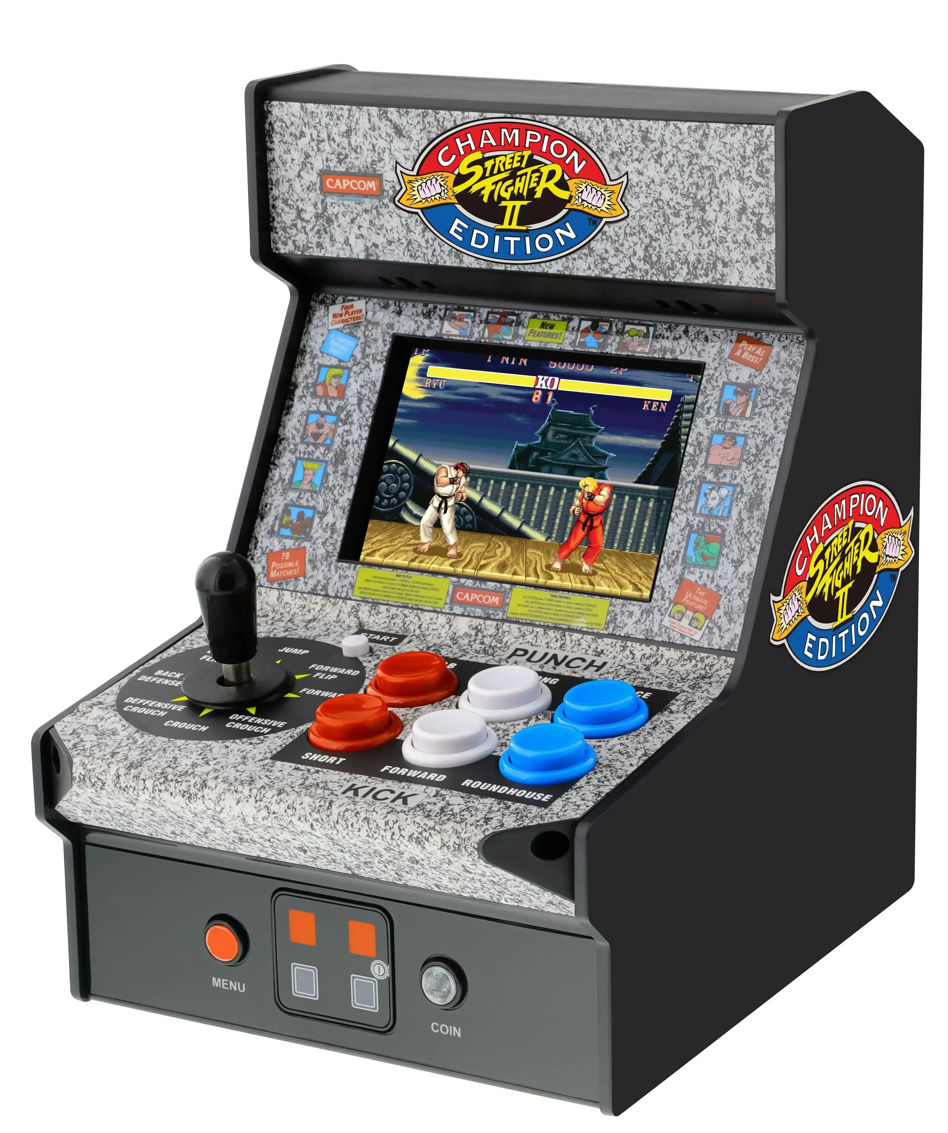 My Arcade - Street Fighter 2 Champion Edition Micro Player DGUNL-3283 - Kolekcjonerska Konsola do Gier Retro - Image 4